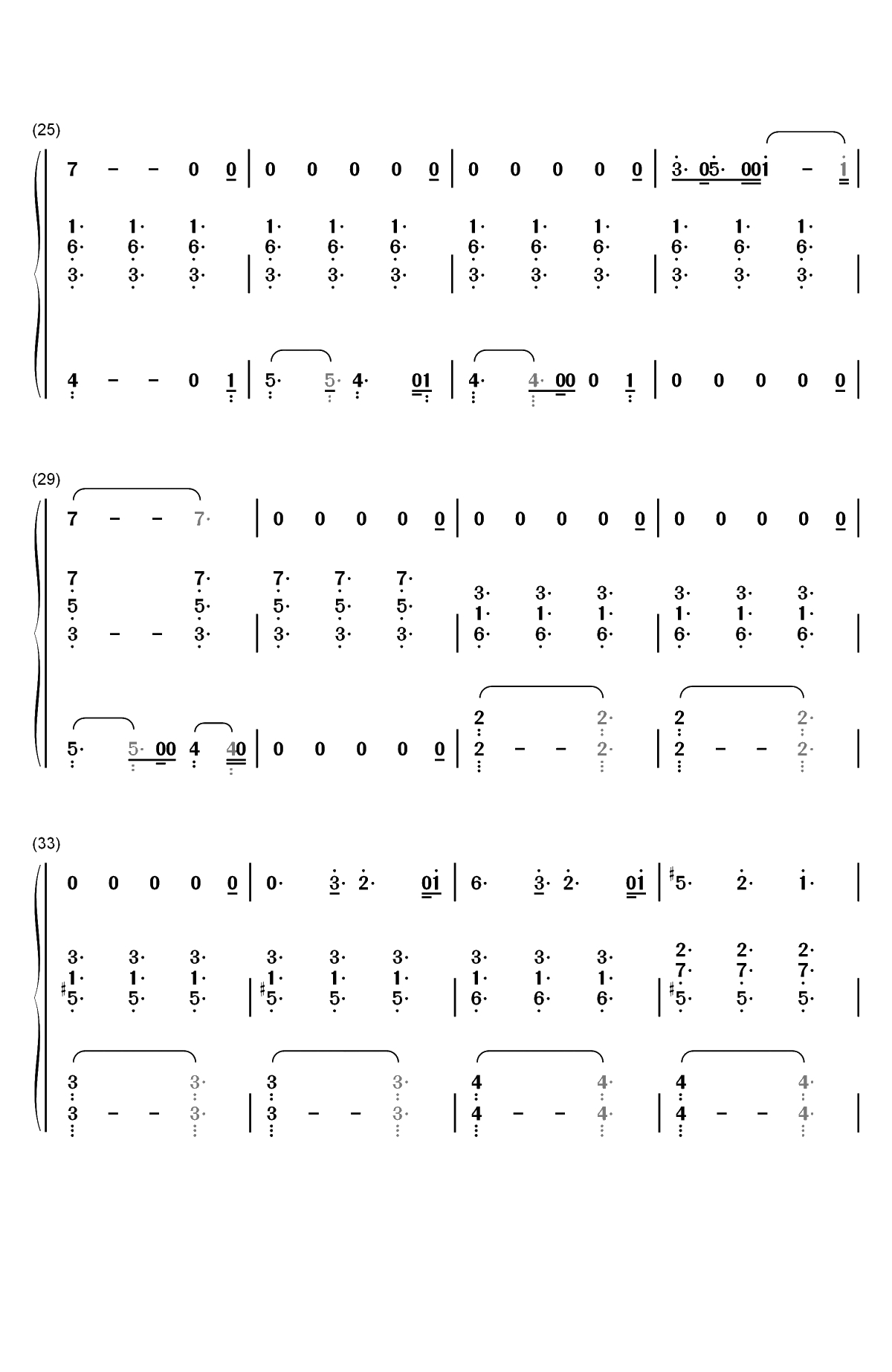 Love Like You-史帝芬宇宙ED双手简谱预览3