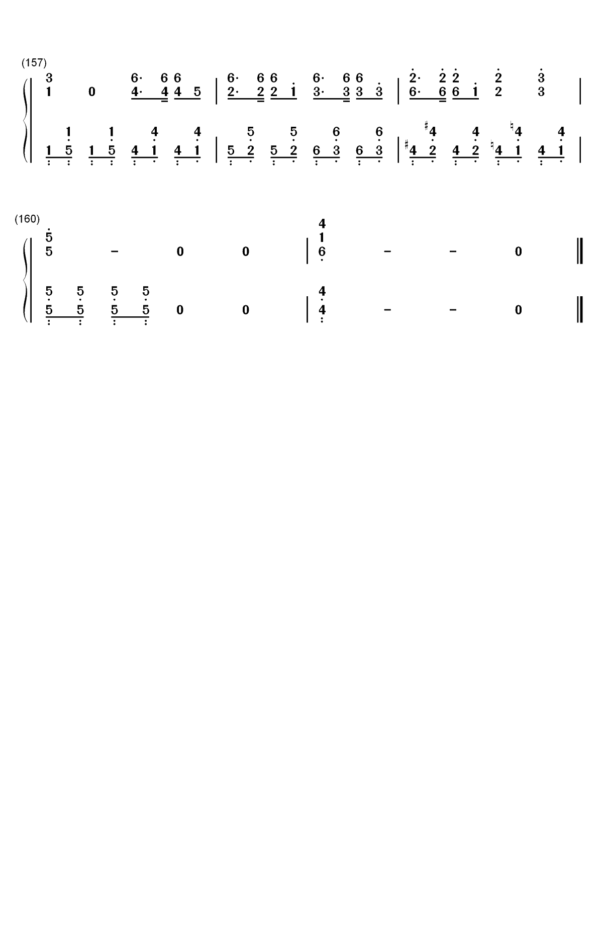 インビジブル-GUMI &镜音リン双手简谱预览9
