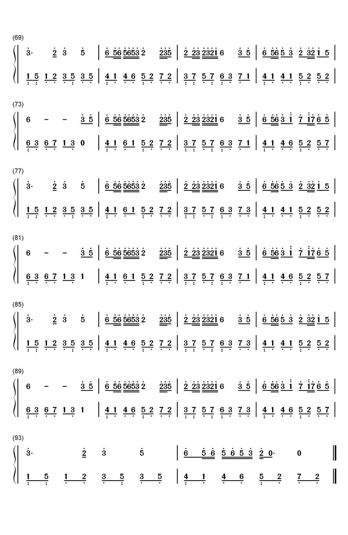 Windy Hill-很美的钢琴曲双手简谱预览4