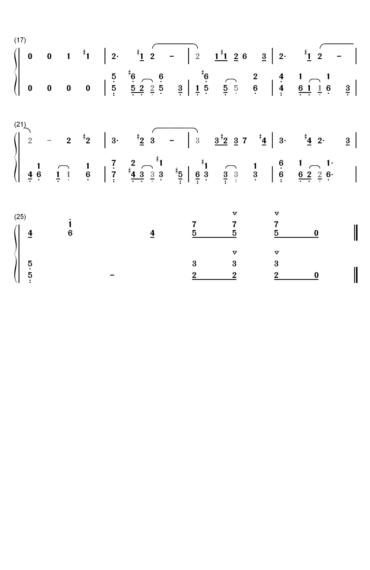 Mii Channel-任天堂明星大乱斗X原声音乐双手简谱预览2