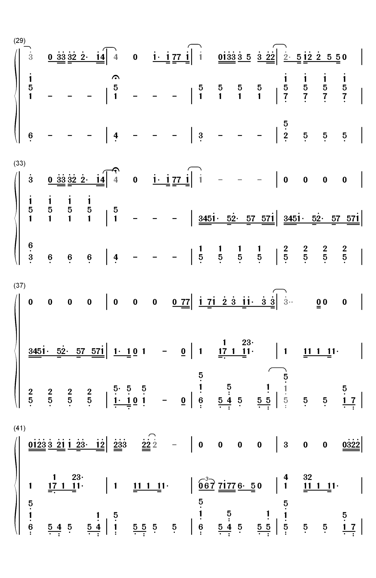 You Will Be Found-亲爱的埃文汉森OST双手简谱预览3