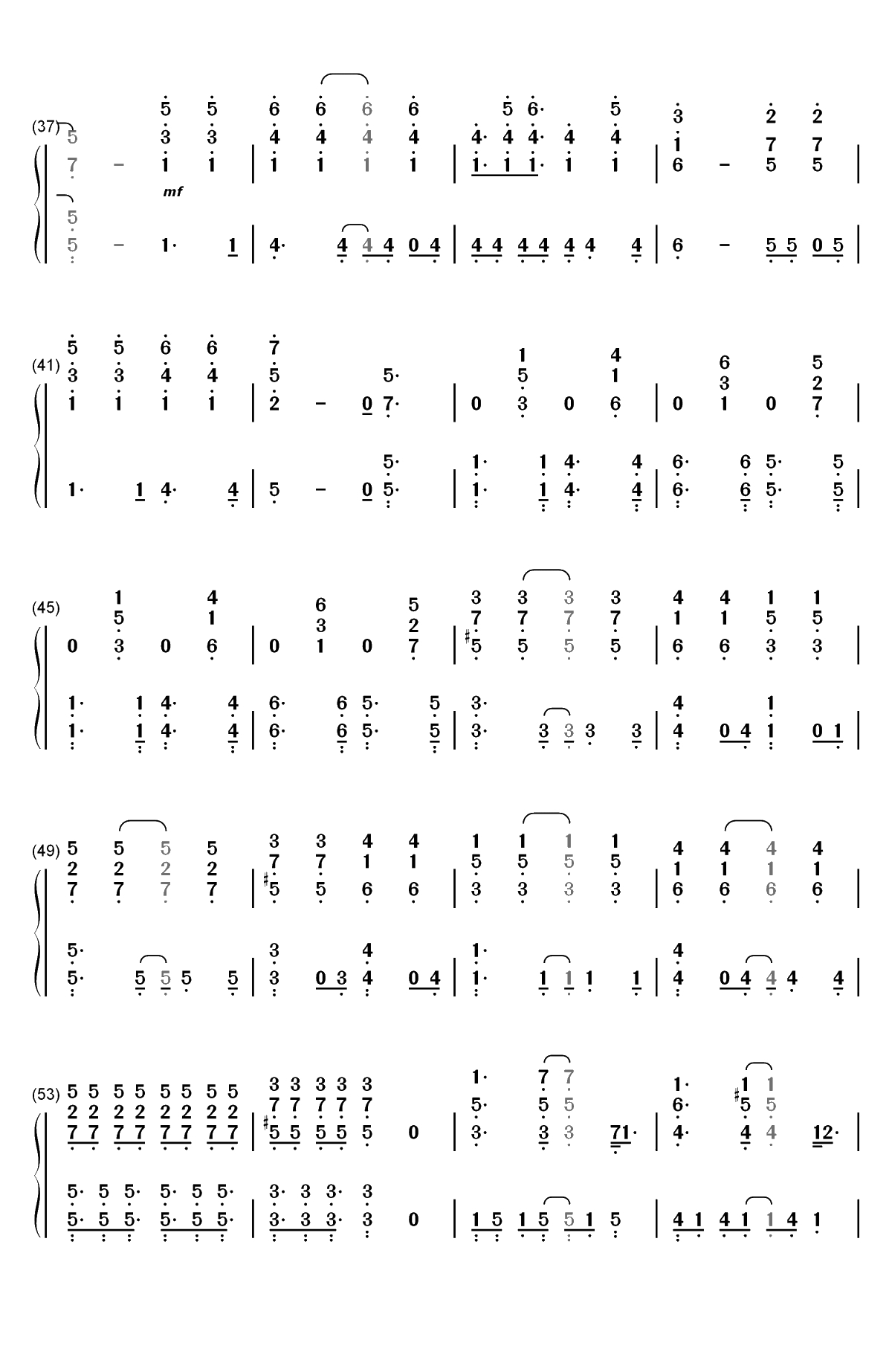 Sad-Bo Burnham双手简谱预览3