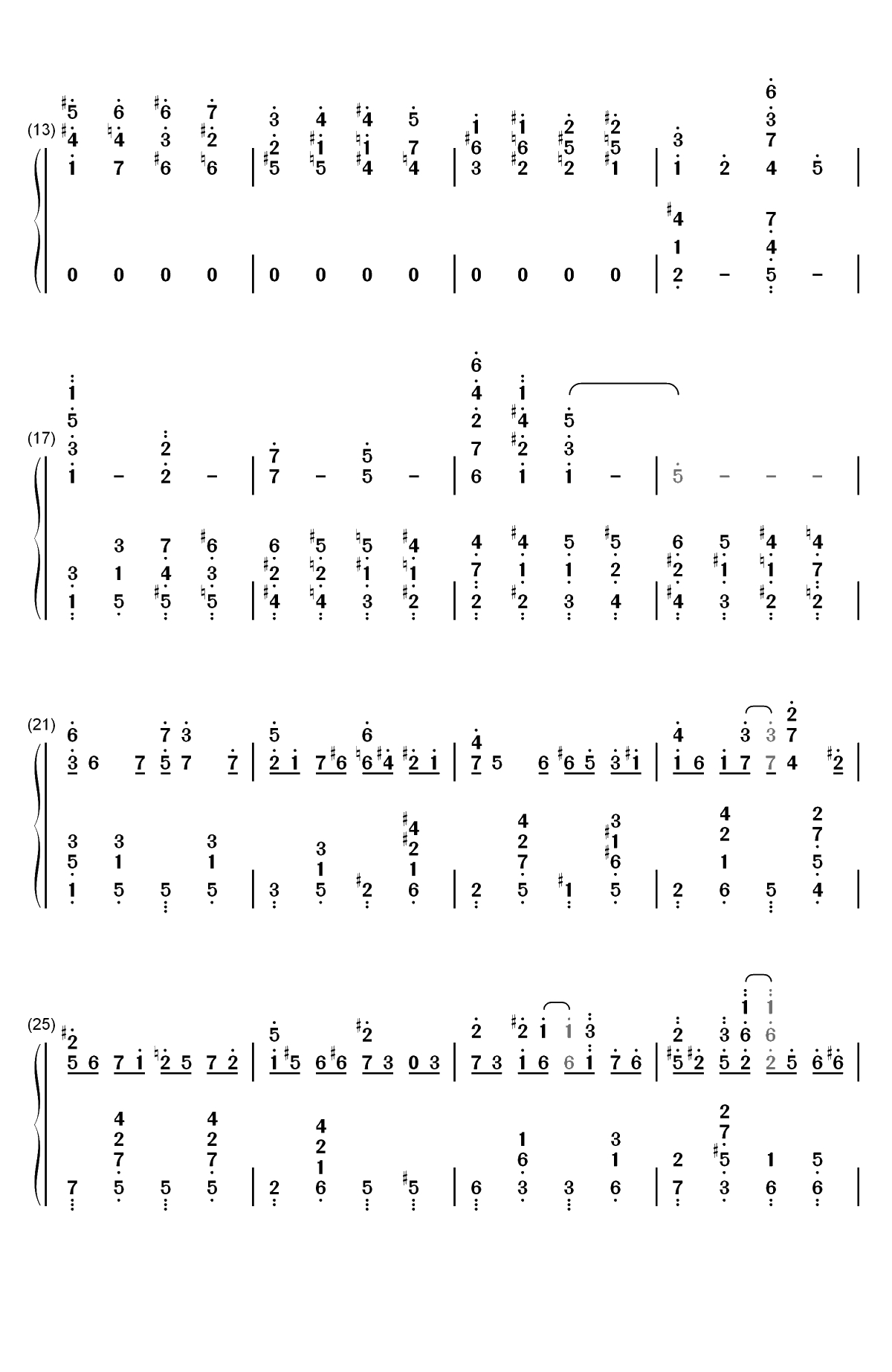 Chinatown My Chinatown双手简谱预览2