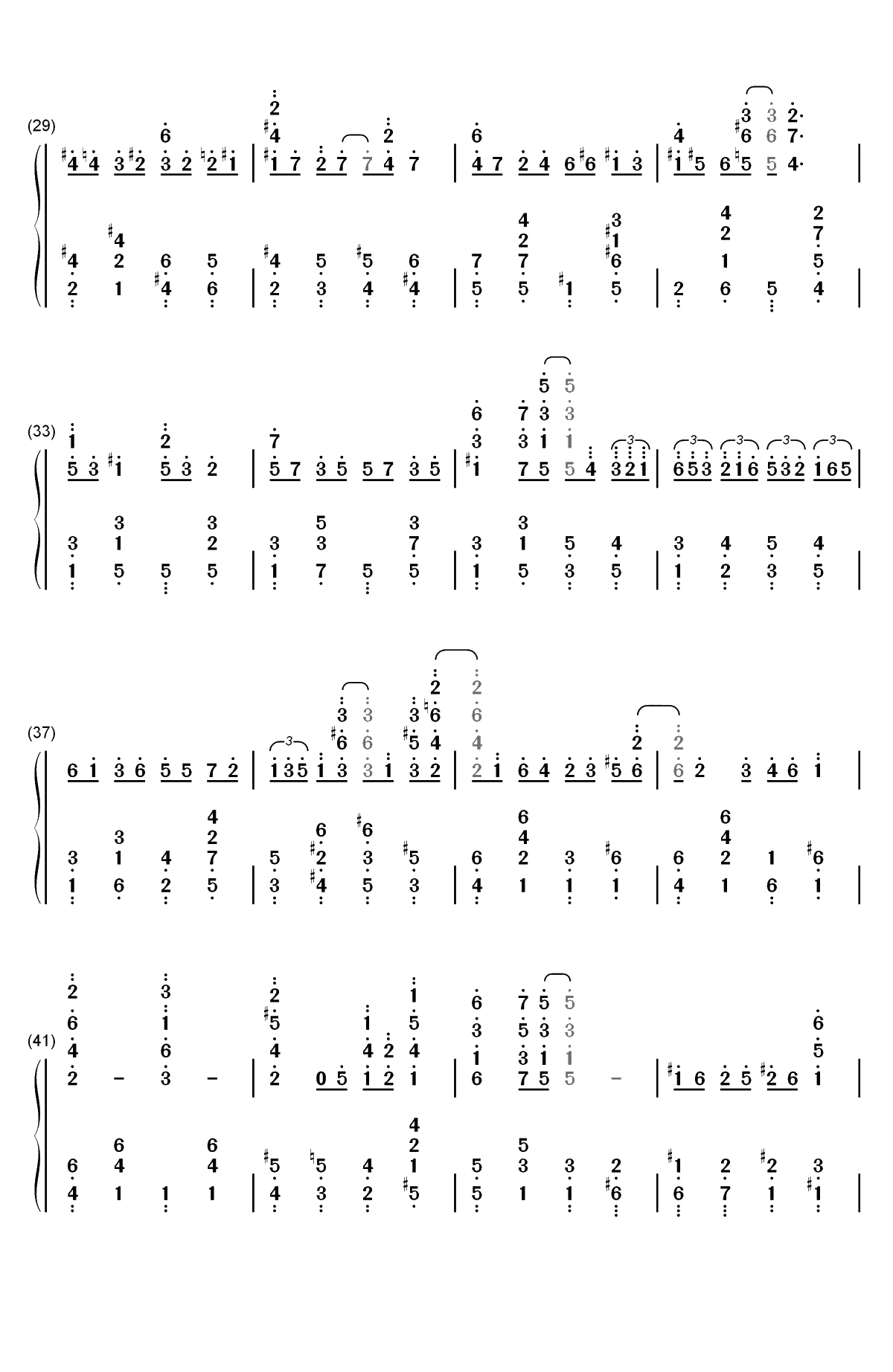 Chinatown My Chinatown双手简谱预览3