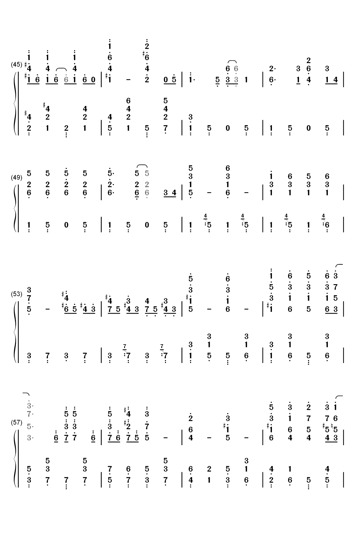 Chinatown My Chinatown双手简谱预览4