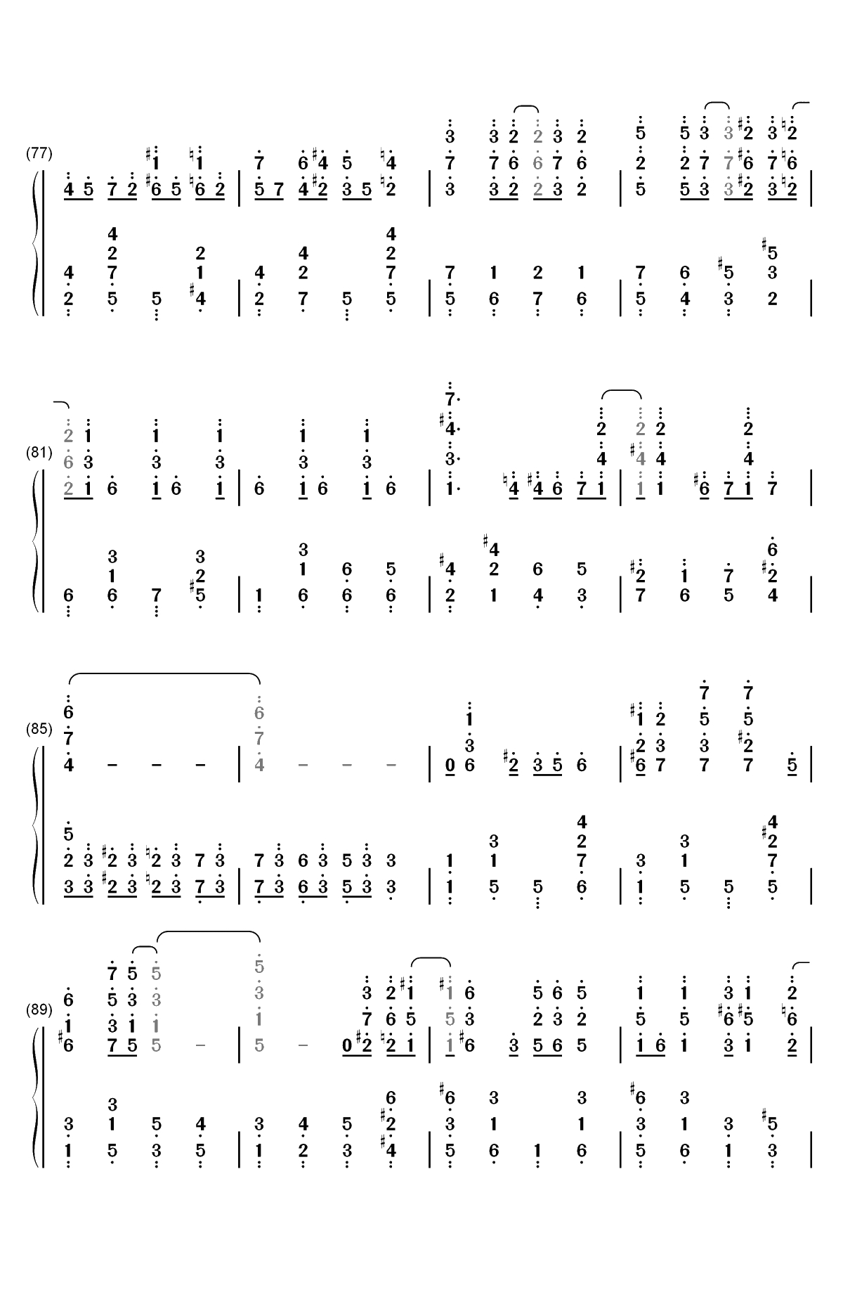 Chinatown My Chinatown双手简谱预览6