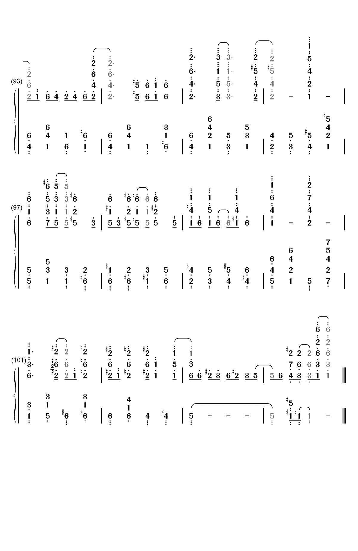 Chinatown My Chinatown双手简谱预览7