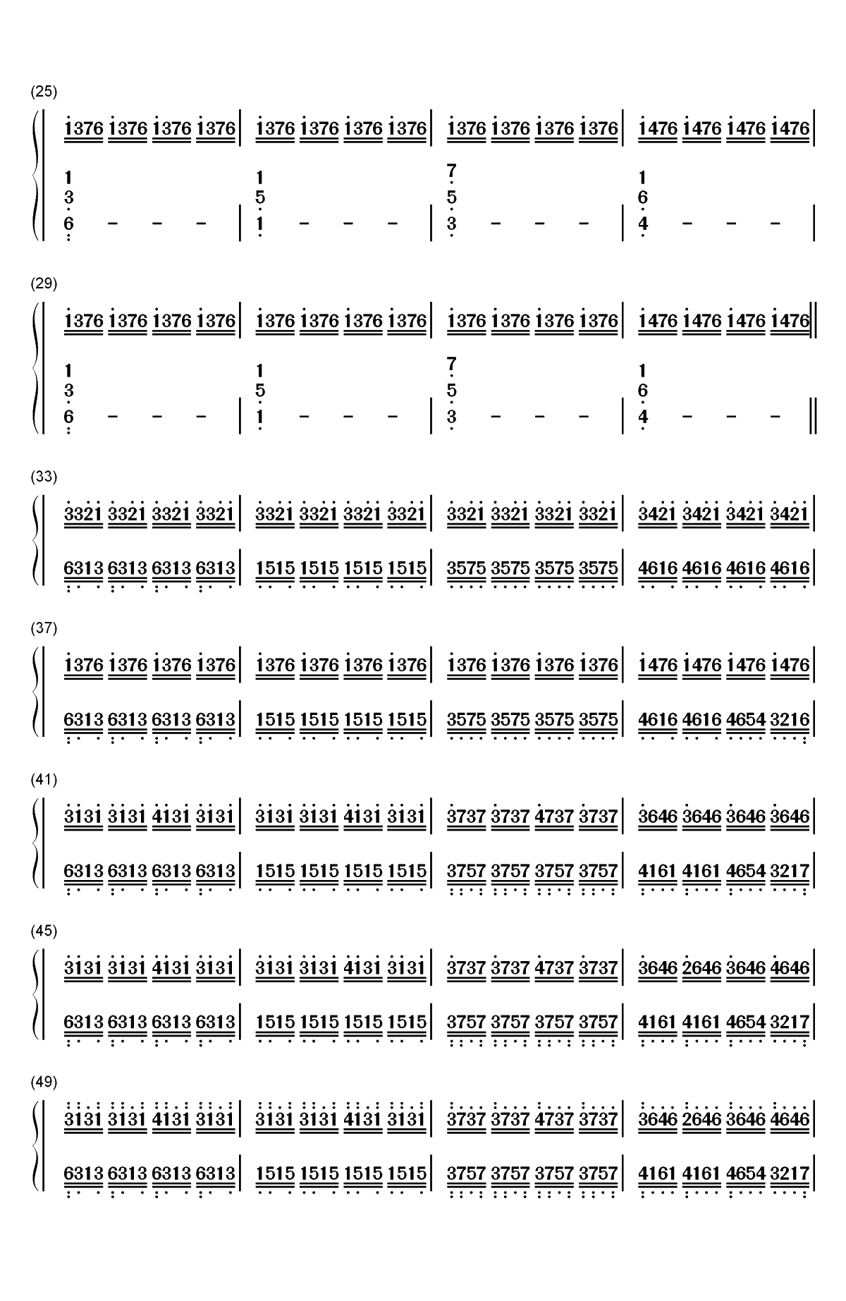 Experience-Ludovico Einaudi双手简谱预览2
