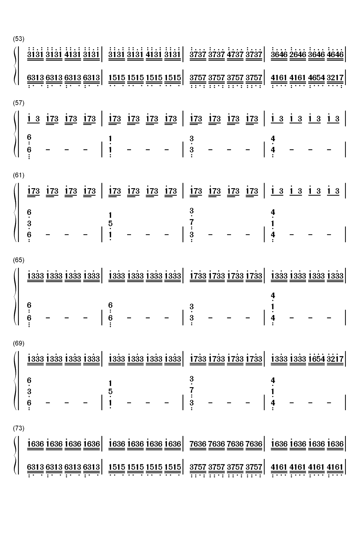 Experience-Ludovico Einaudi双手简谱预览3