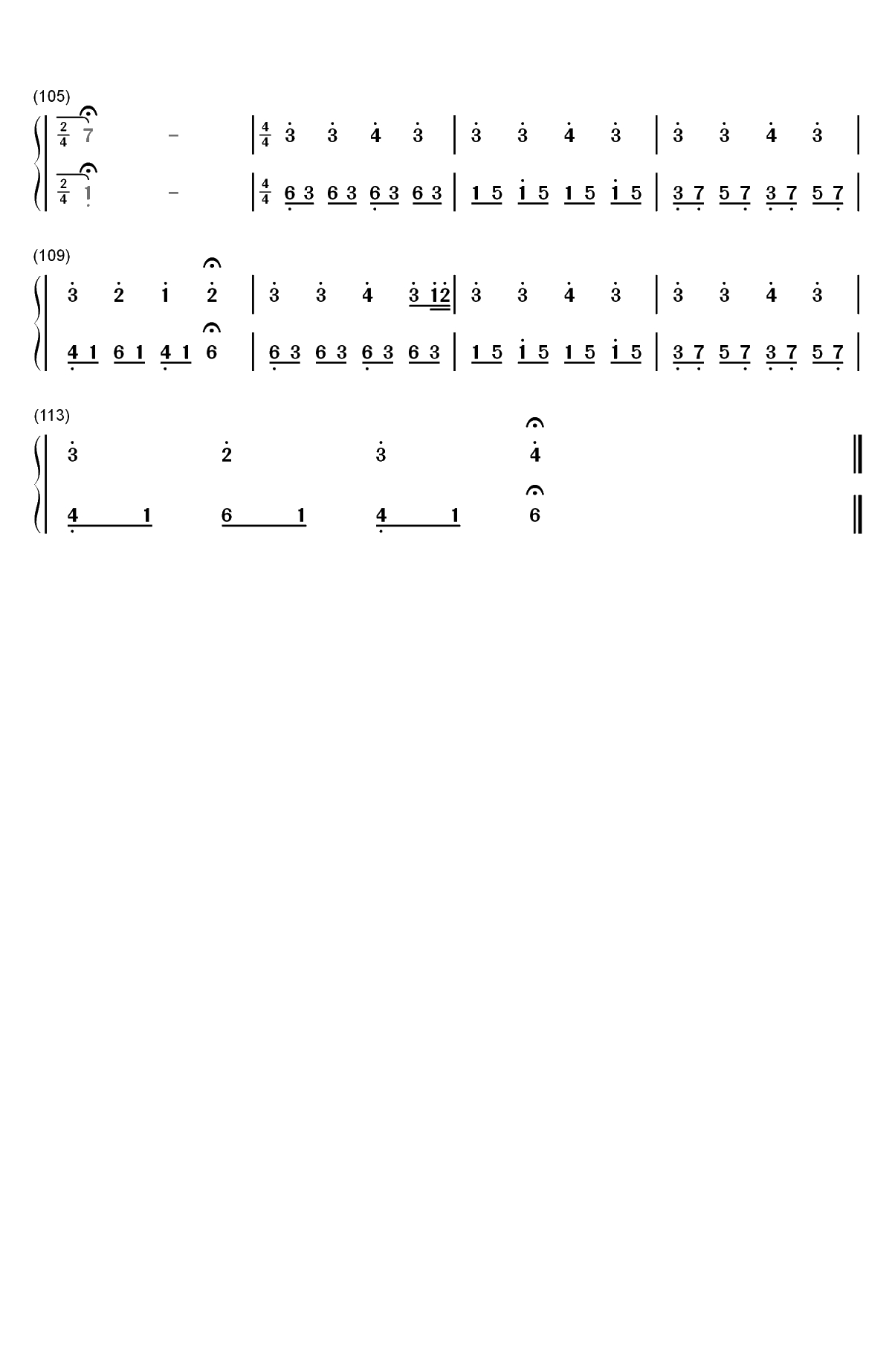 Experience-Ludovico Einaudi双手简谱预览5