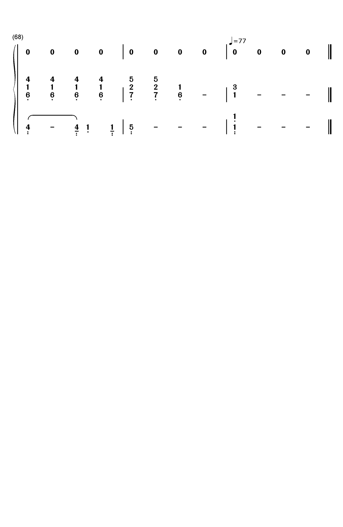 相信-孙燕姿双手简谱预览7