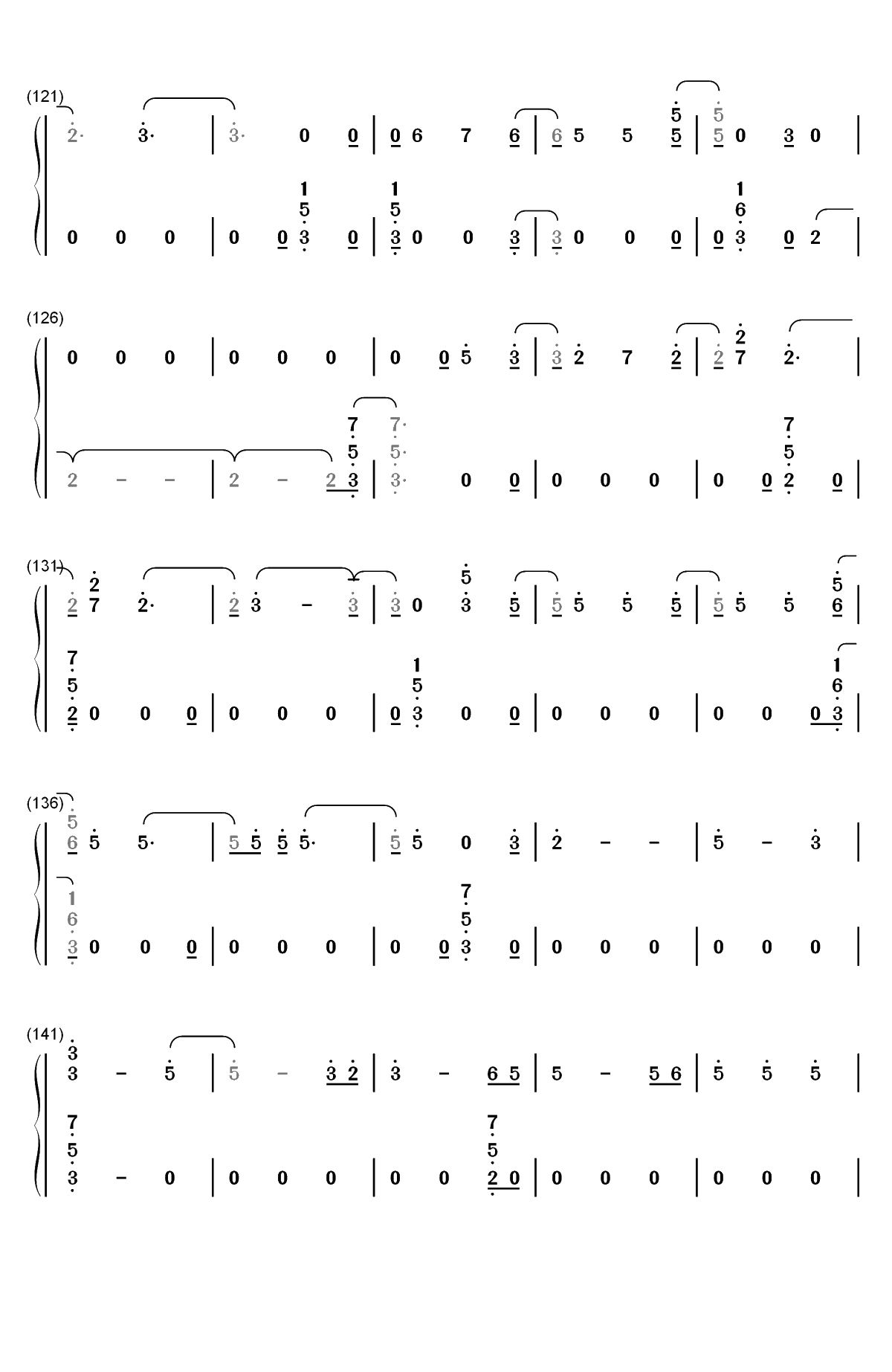 Look What I Found-一个明星的诞生OST双手简谱预览6