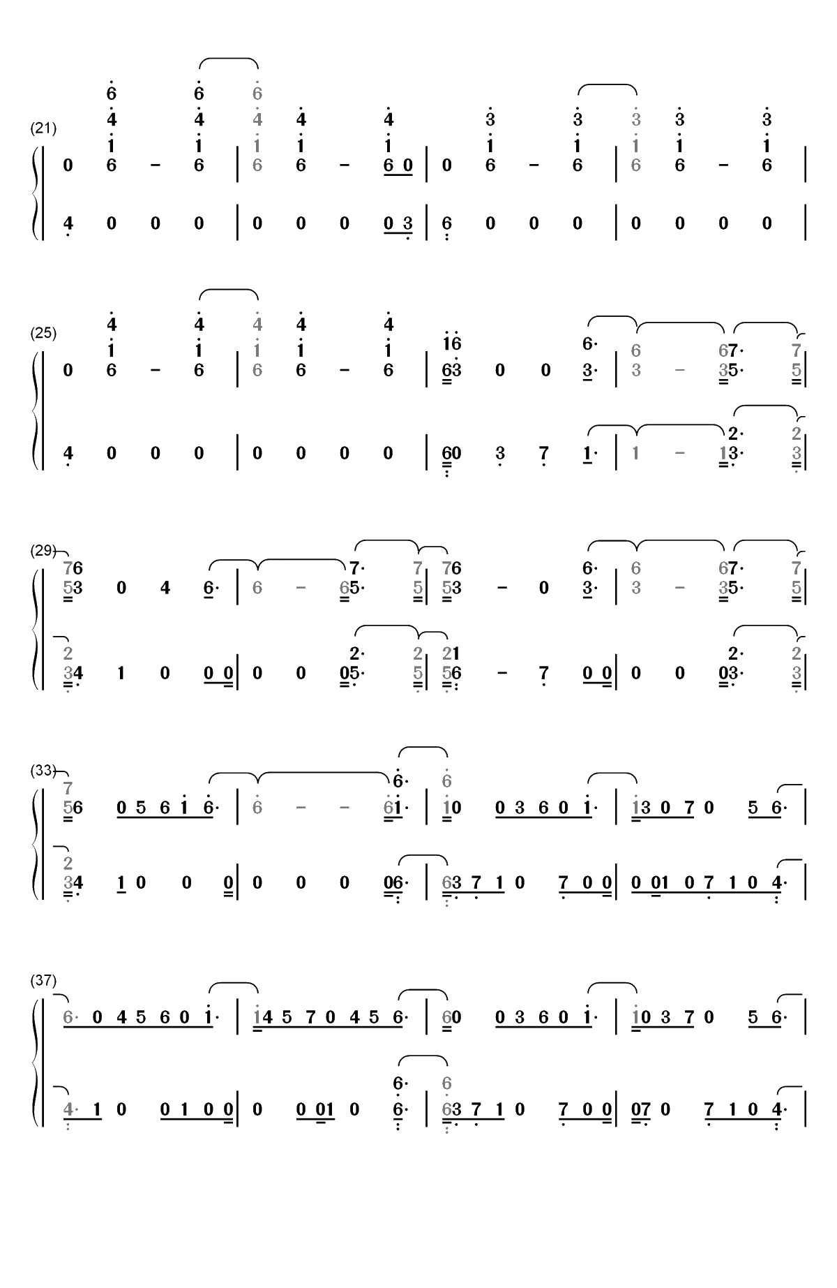 Woman Like Me-Little Mix ft Nicki Minaj双手简谱预览2