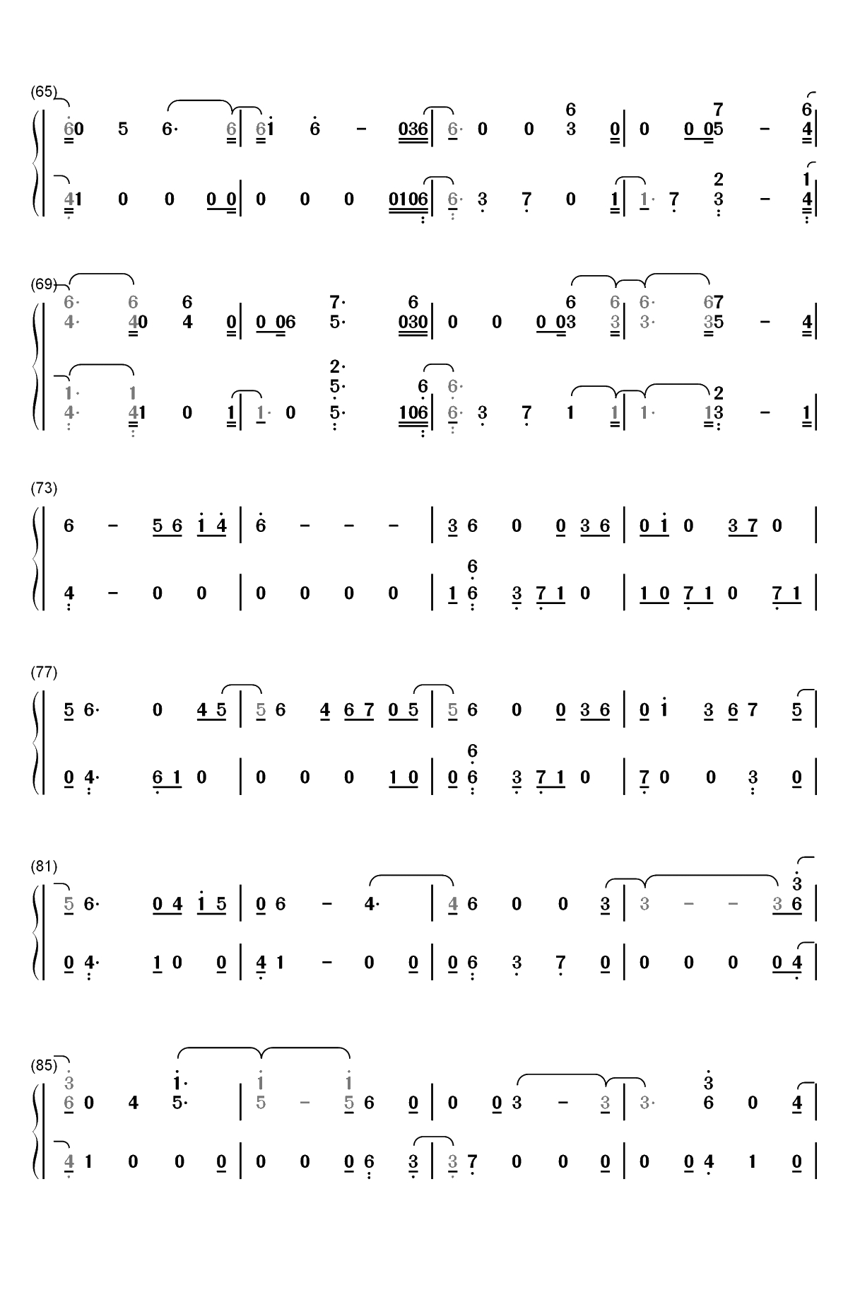 Woman Like Me-Little Mix ft Nicki Minaj双手简谱预览4