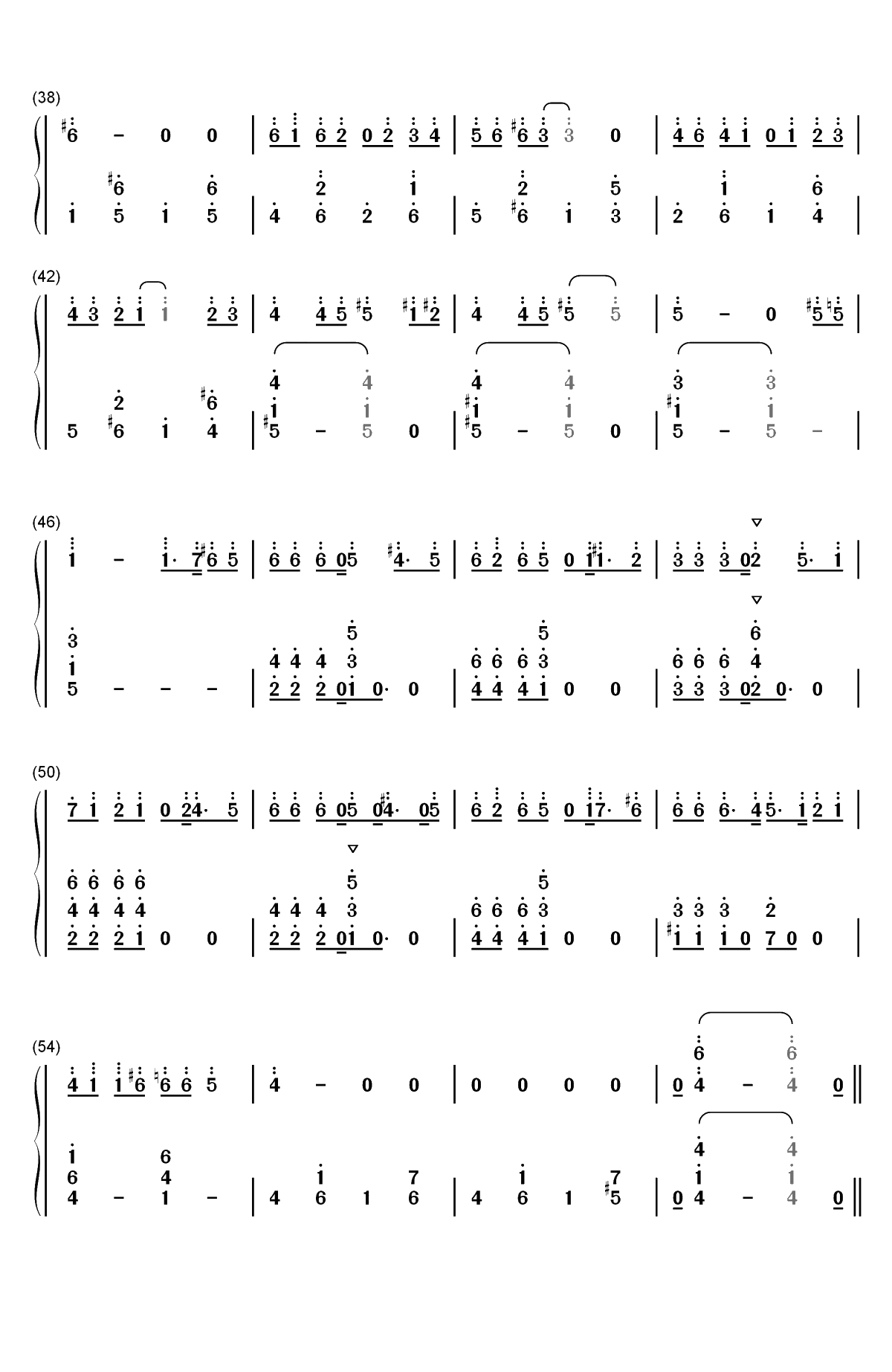 たのしいたまこ-钢琴独奏-玉子市场OST双手简谱预览3