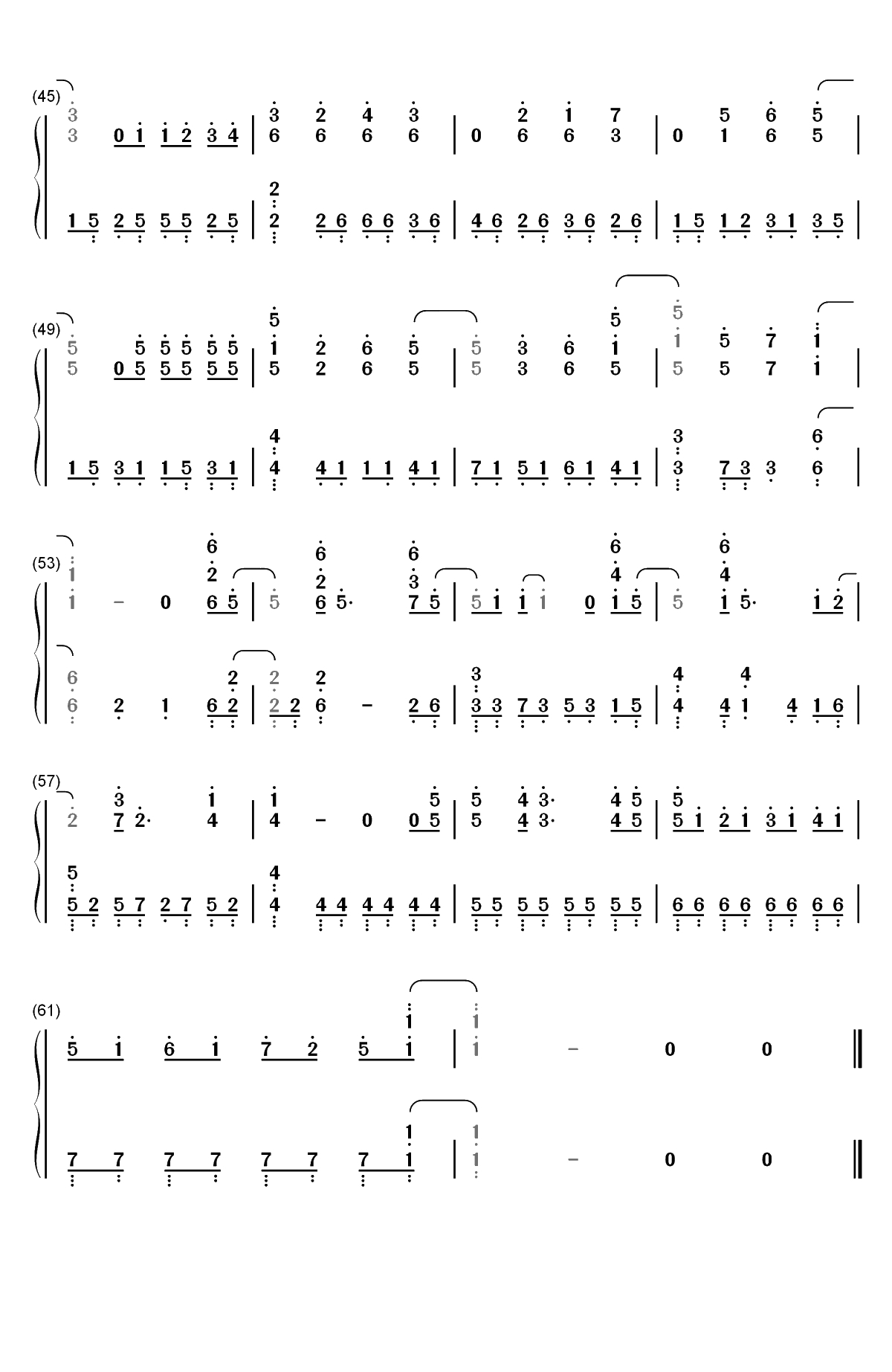 Another colony-关于我转生变成史莱姆这档事ED双手简谱预览3