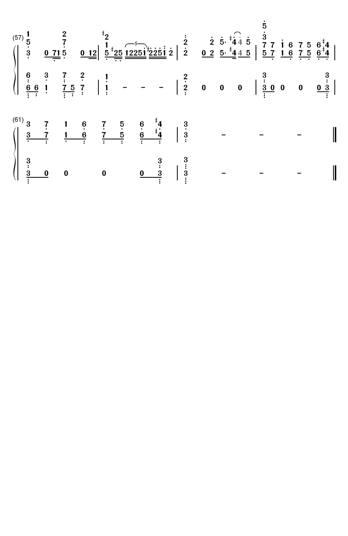 星のダイアローグ-少女☆歌剧 Revue Starlight OP双手简谱预览4