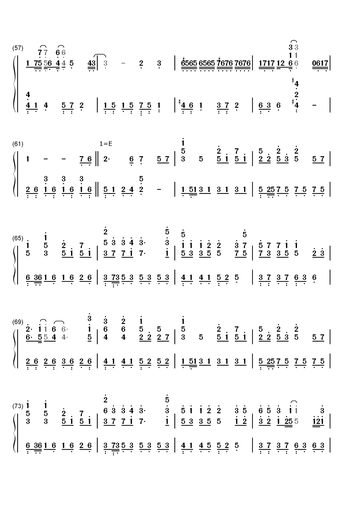 你曾是少年-少年班主题曲双手简谱预览4