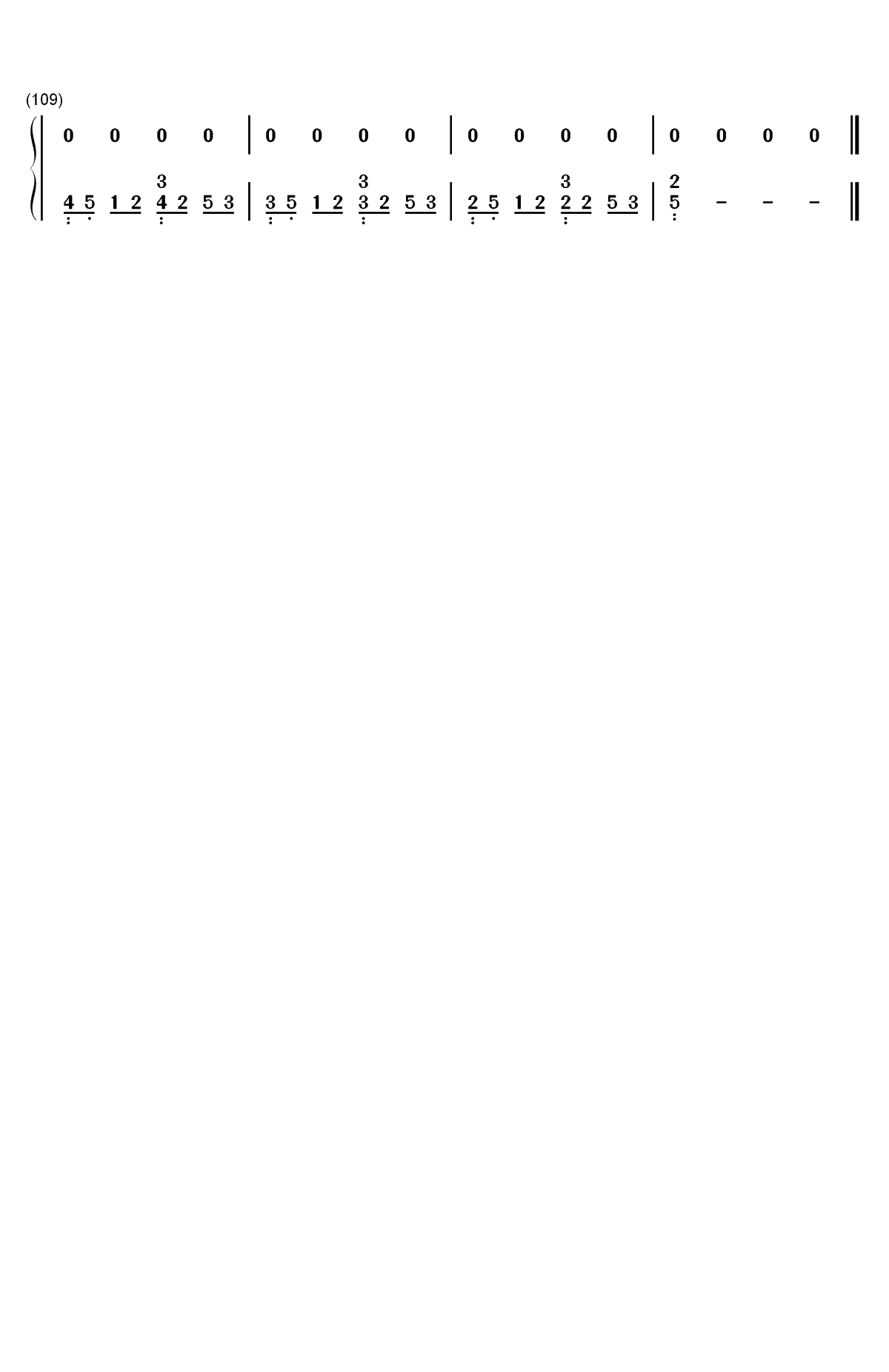 八辈子-甜美的旋律温暖的歌词双手简谱预览5