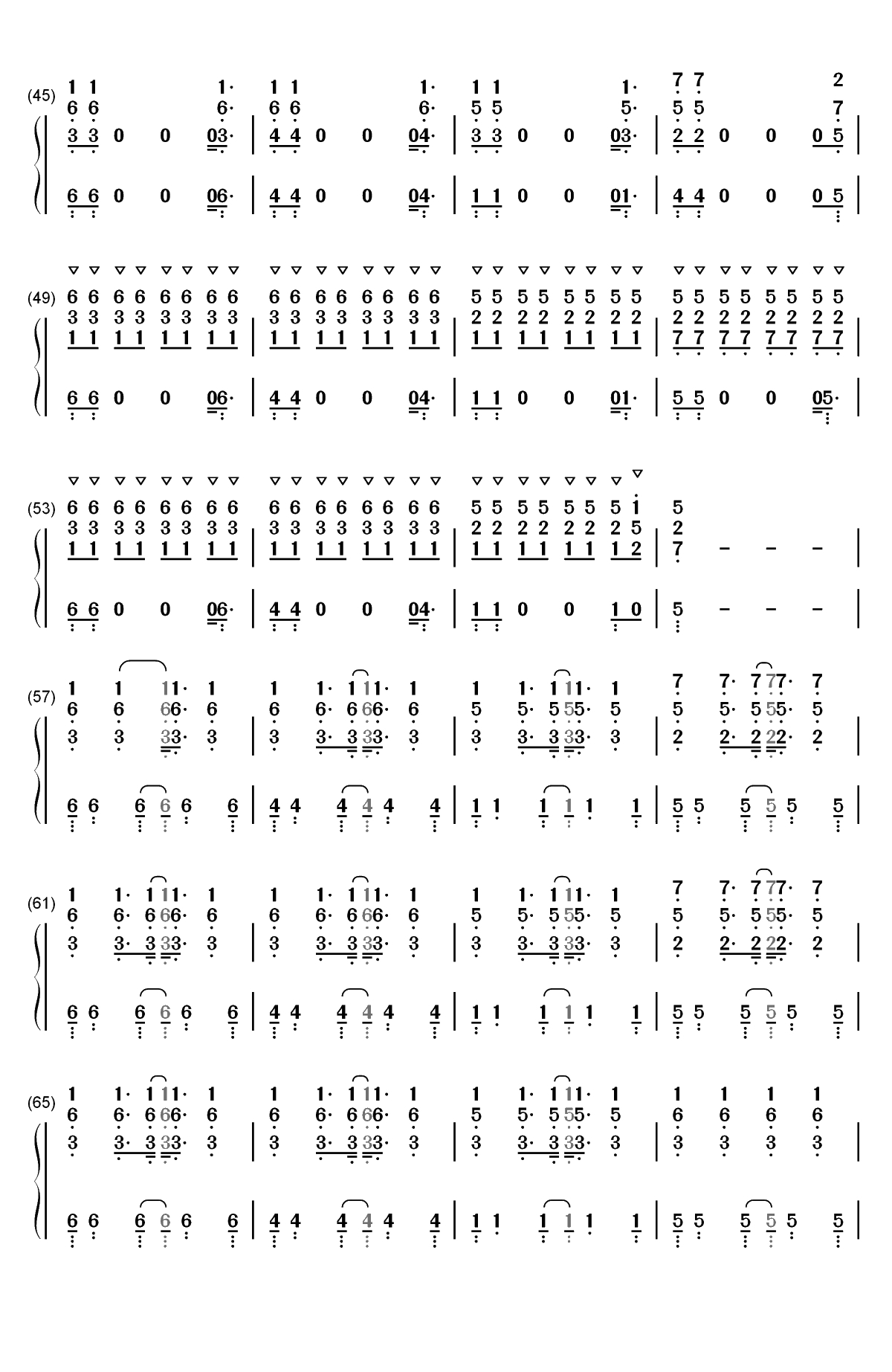 飘向北方-弹唱版-单曲循环根本停不下双手简谱预览3
