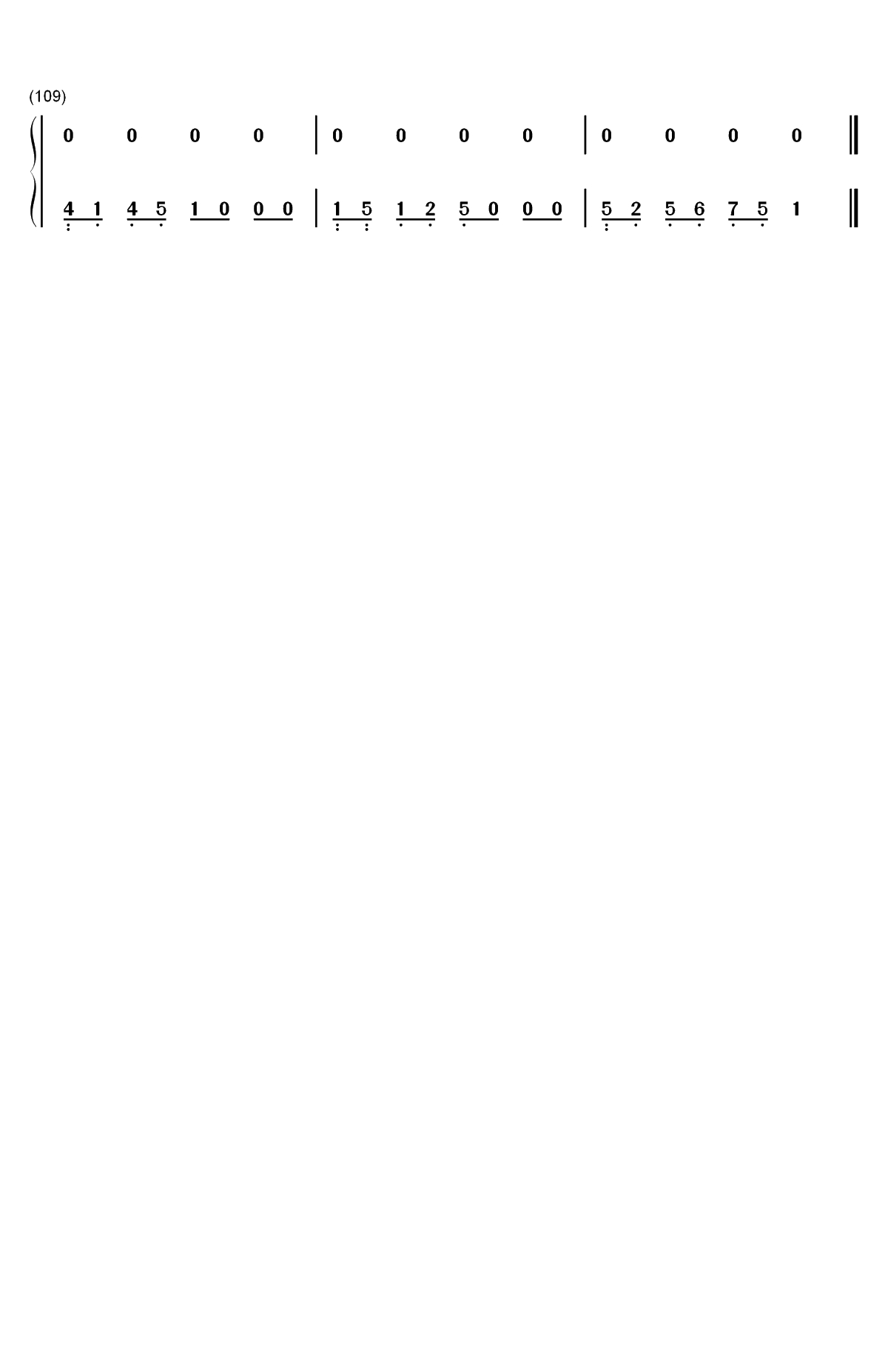 精彩才刚刚开始-天猫双11十年主题曲双手简谱预览5