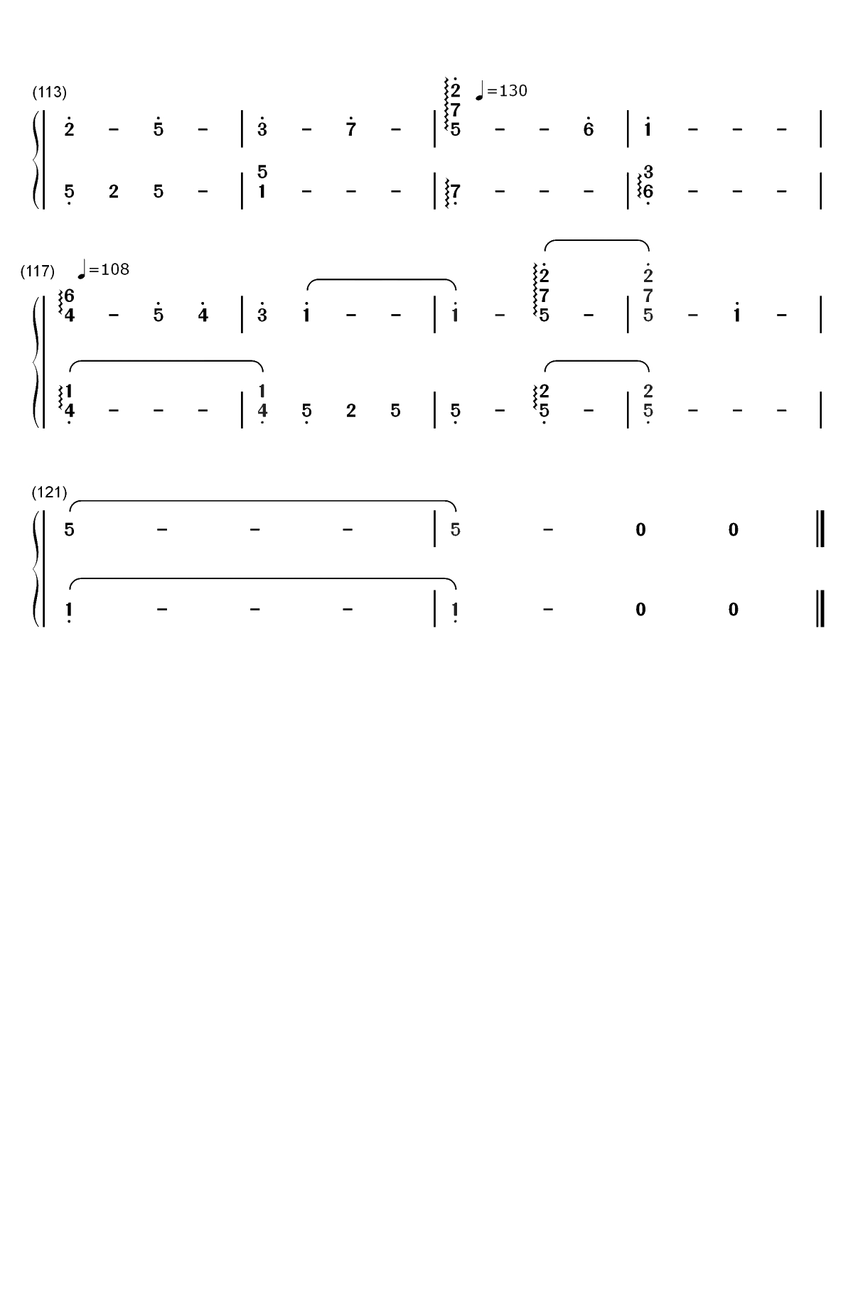 But You're Already Gone-Xeuphoria双手简谱预览6