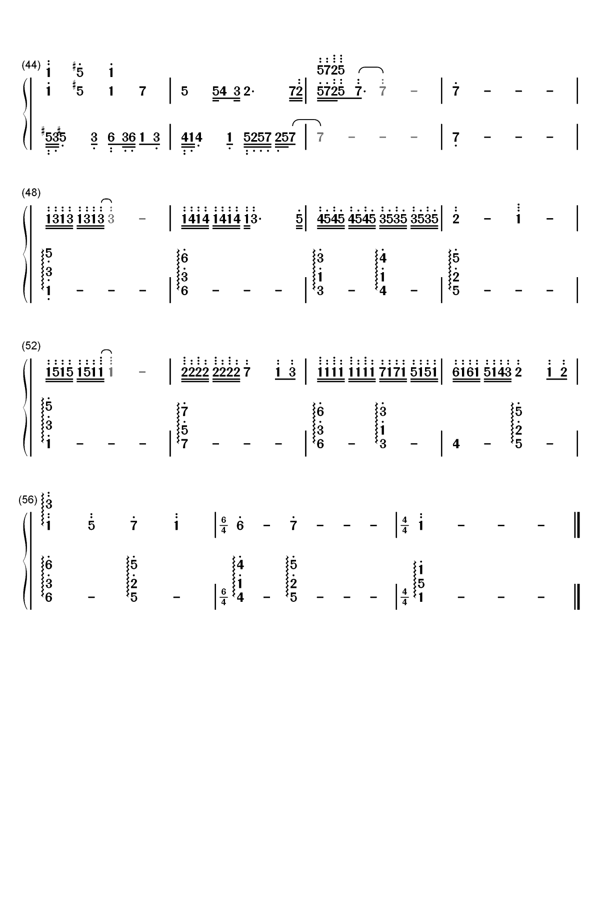 I Still Felt Lost-Xeuphoria双手简谱预览3