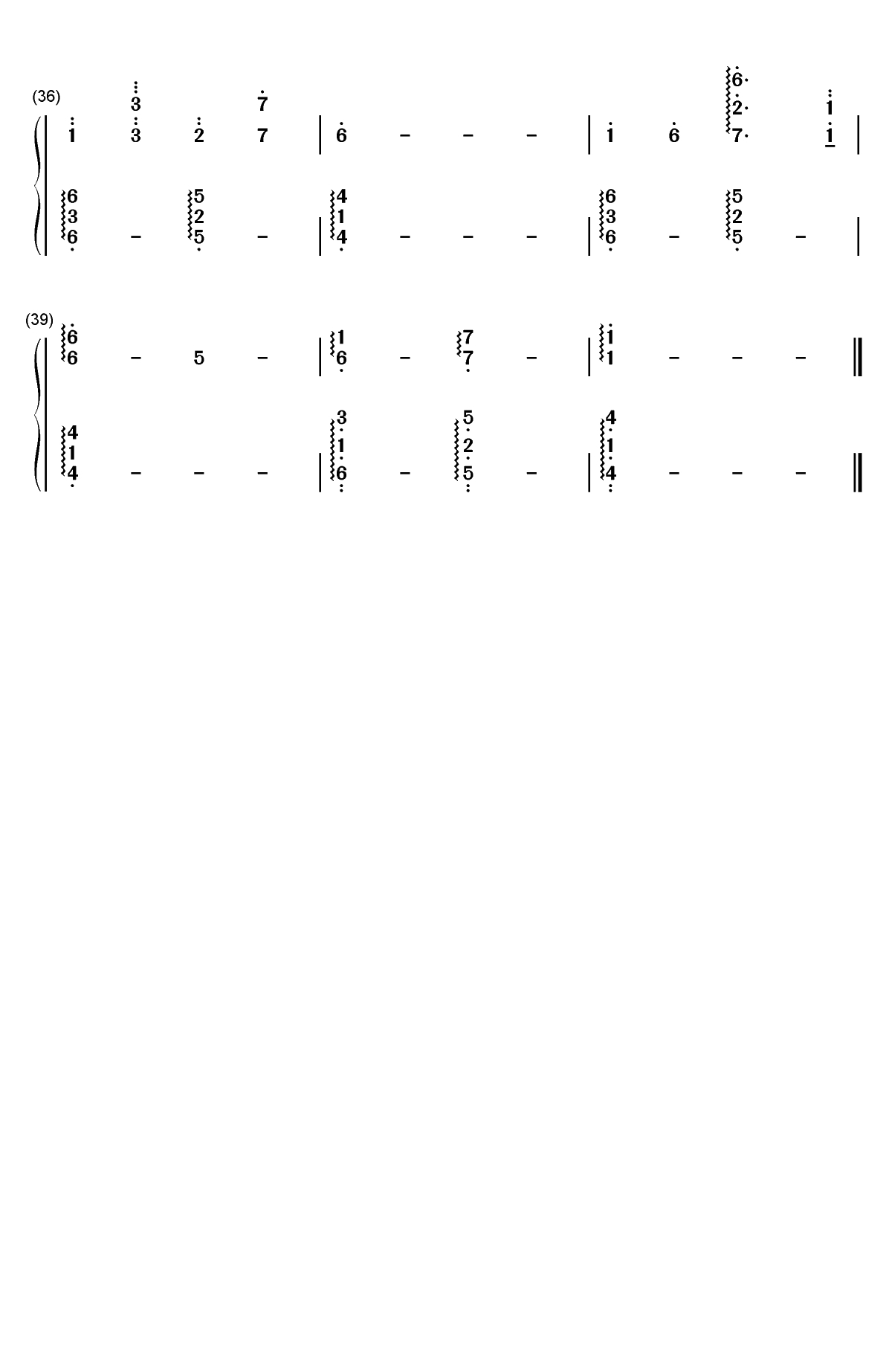 For When You Are Alone-Xeuphoria双手简谱预览3