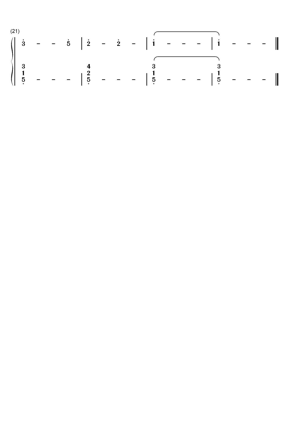 我的好妈妈-孩子们喜爱的钢琴曲双手简谱预览2