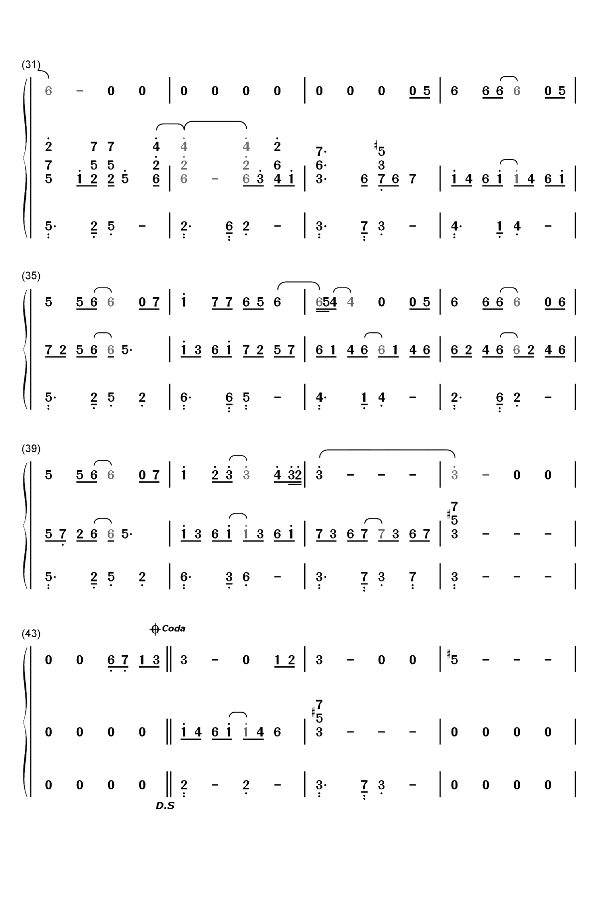 Mary Did You Know-Kathy Mattea双手简谱预览3