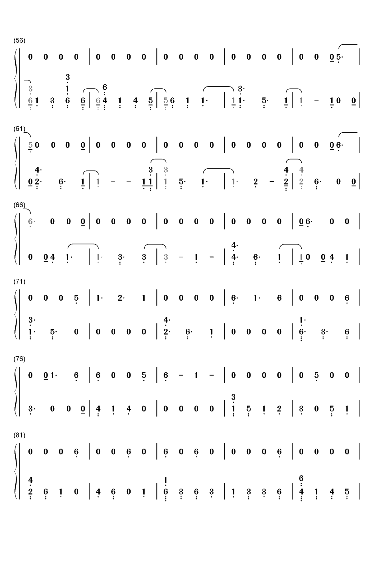 If I Get My Way-Little Mix双手简谱预览3