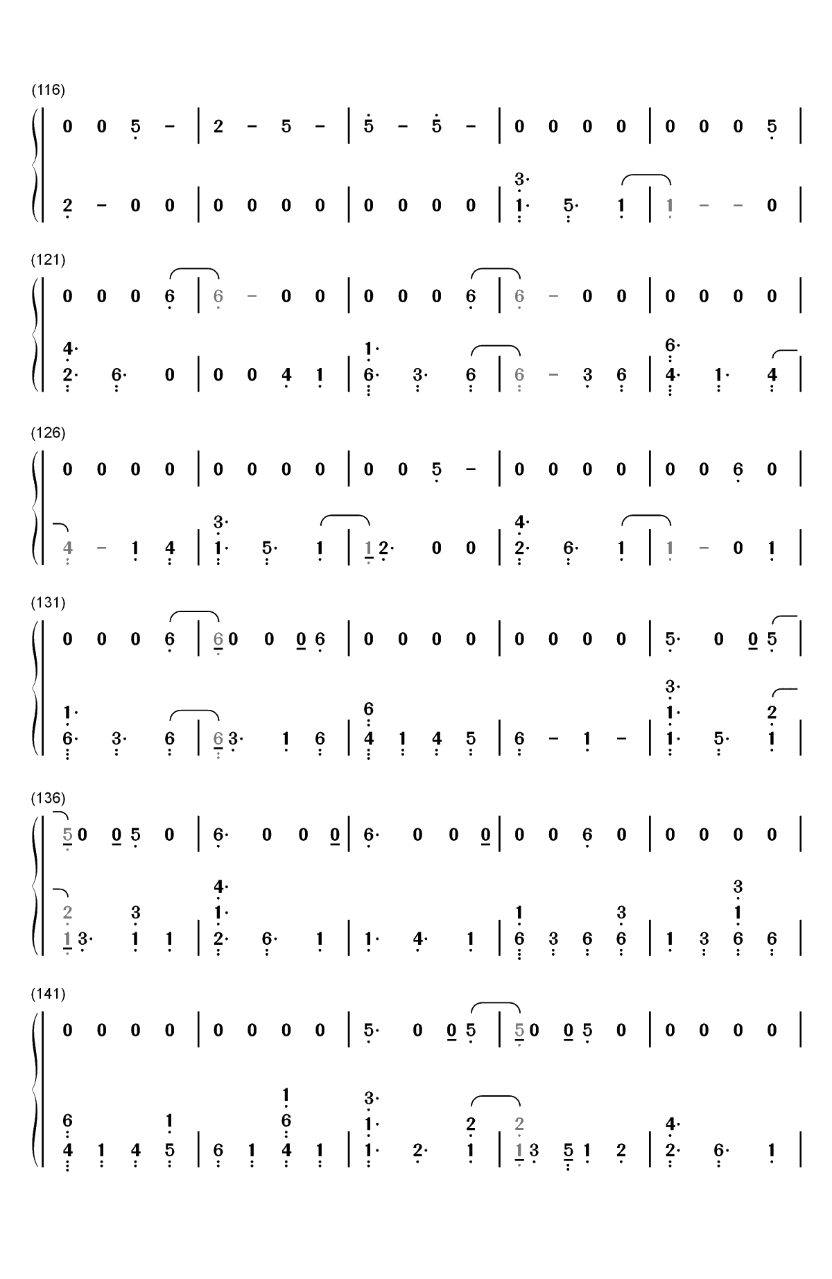 If I Get My Way-Little Mix双手简谱预览5