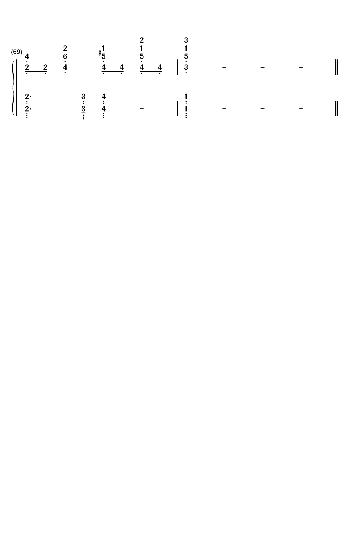 Love of My Life-Queen双手简谱预览4