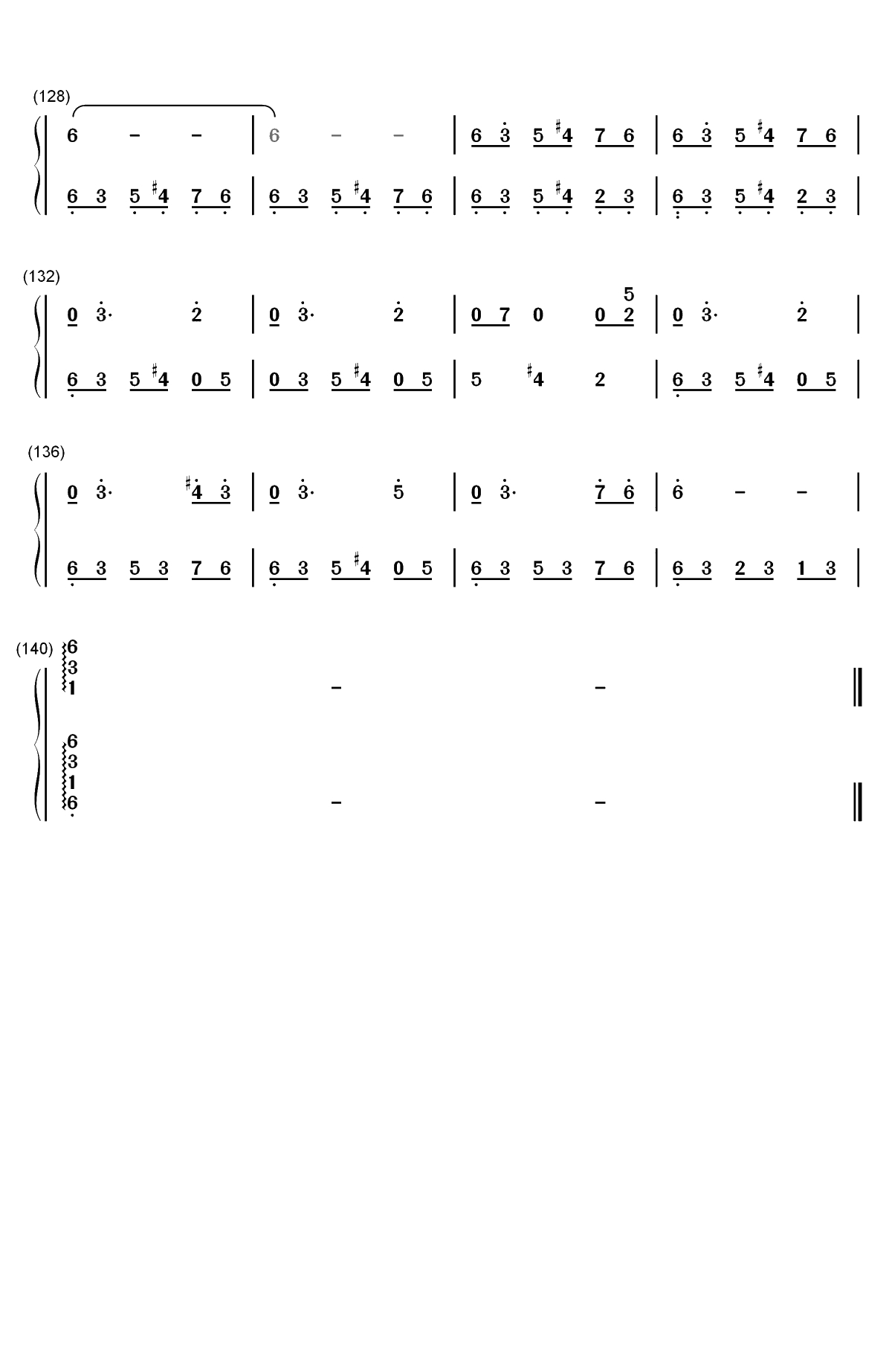 Scarborough Fair-斯卡布罗集市双手简谱预览6