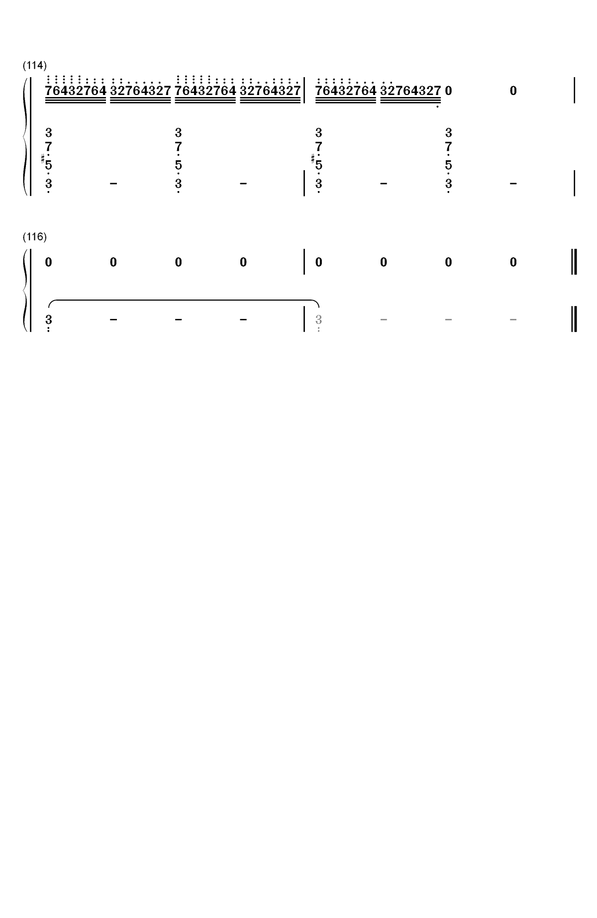 忍者棒棒-にんじゃりばんばん双手简谱预览8