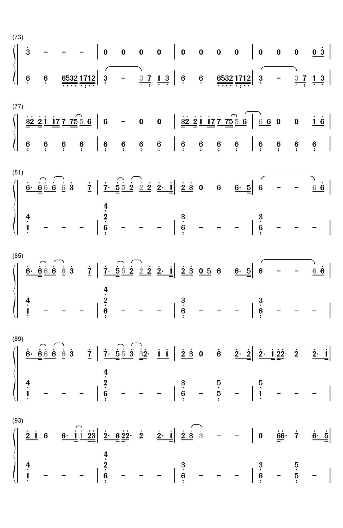 Nothing Breaks Like a Heart-Mark Ronson ft Miley Cyrus双手简谱预览4