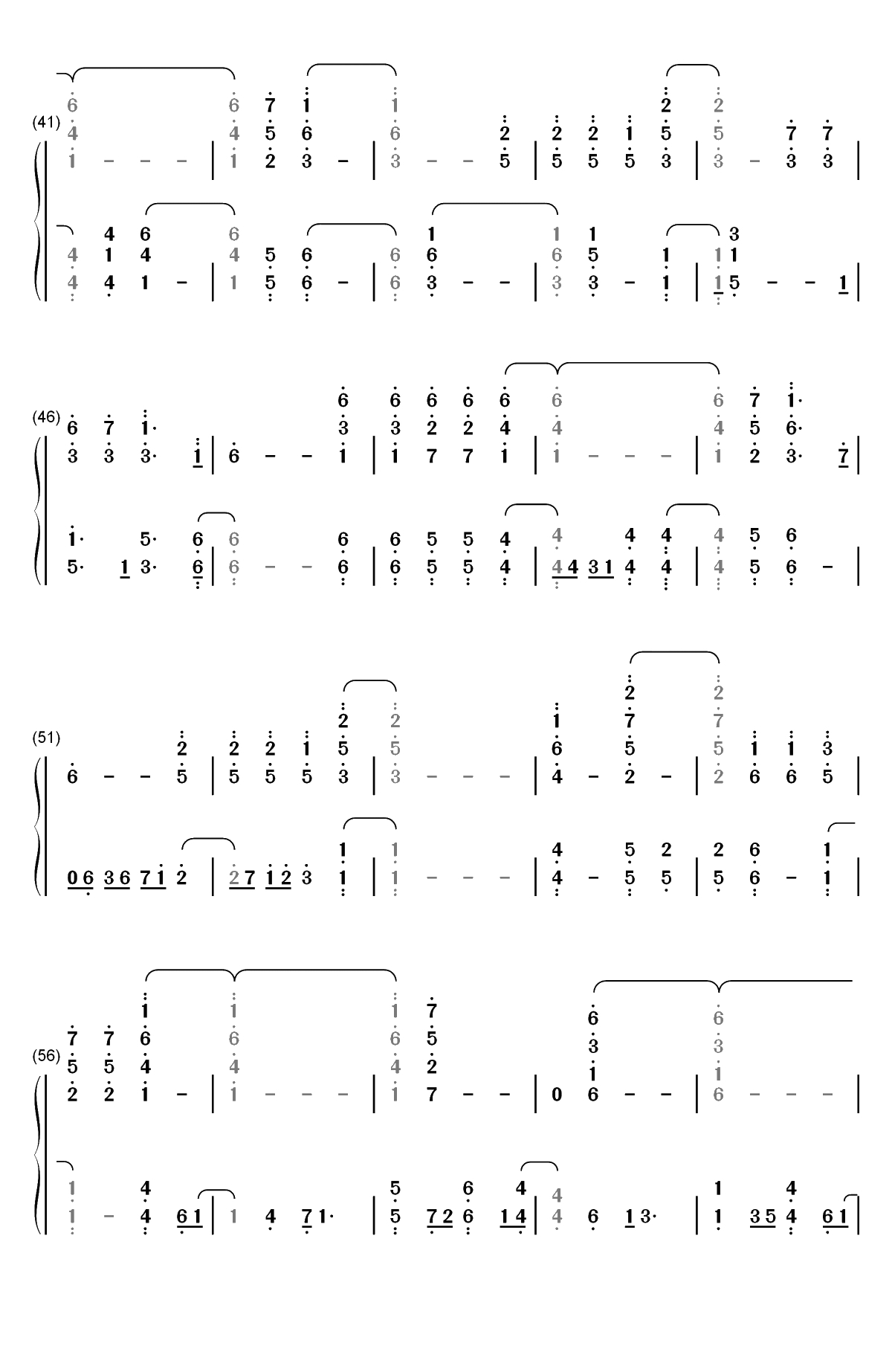 I Need Somebody-Day6双手简谱预览3