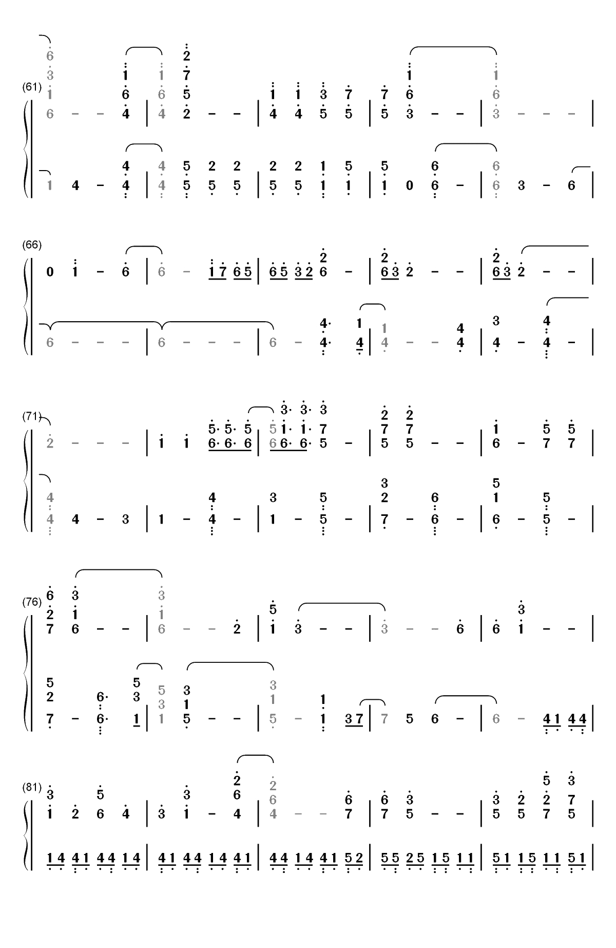 I Need Somebody-Day6双手简谱预览4