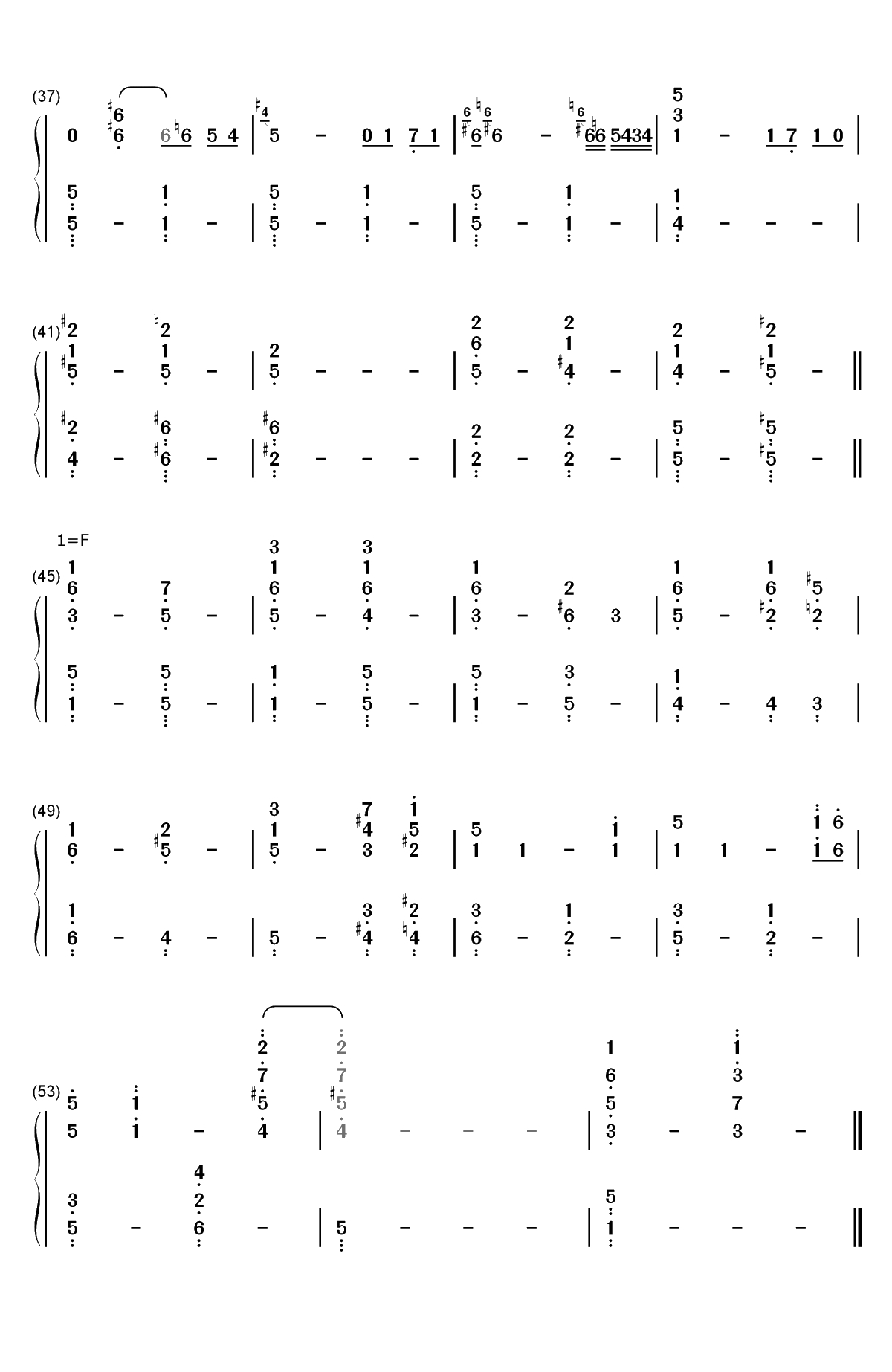 The Christmas Song-Chestnuts Roasting on an Open Fire双手简谱预览3
