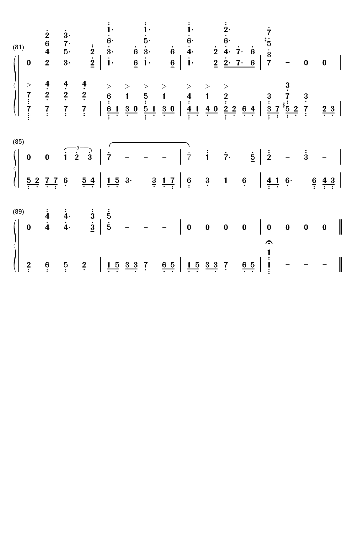 Somewhere In Time-似曾相识-时光倒流七十年双手简谱预览5