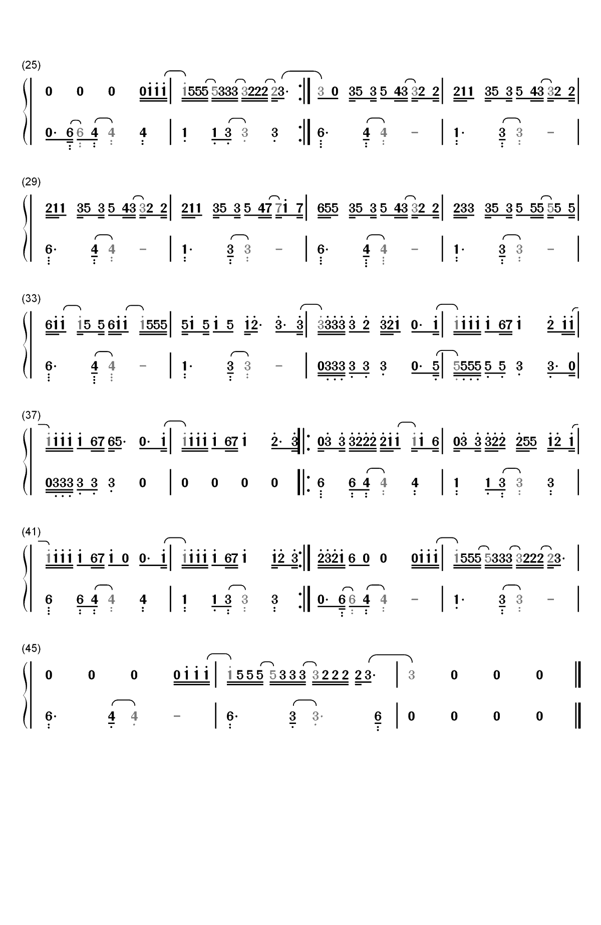 Let You Love Me-Rita Ora双手简谱预览2