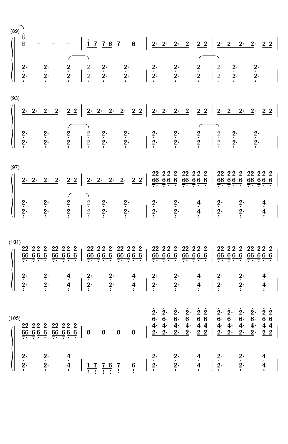 Lane Boy-Twenty One Pilots双手简谱预览5