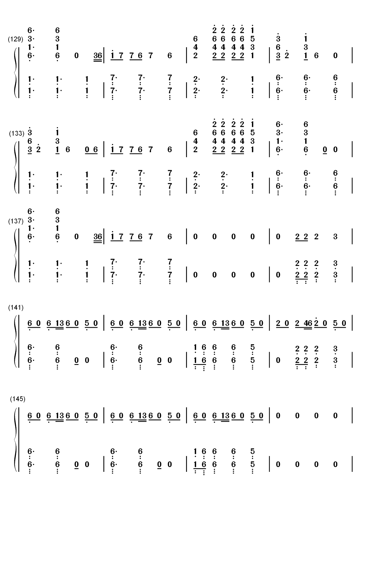 Lane Boy-Twenty One Pilots双手简谱预览7