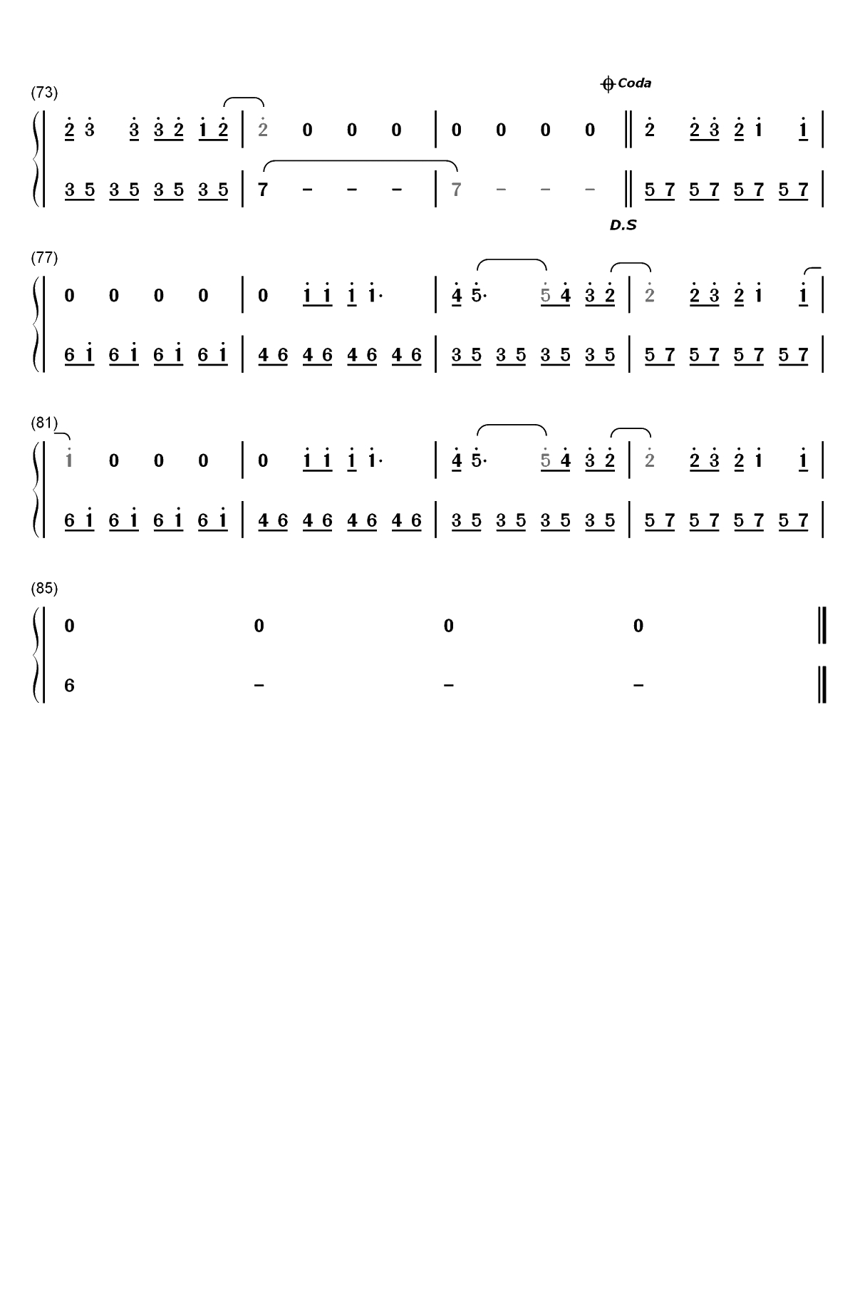 Be Alright-Dean Lewis双手简谱预览4