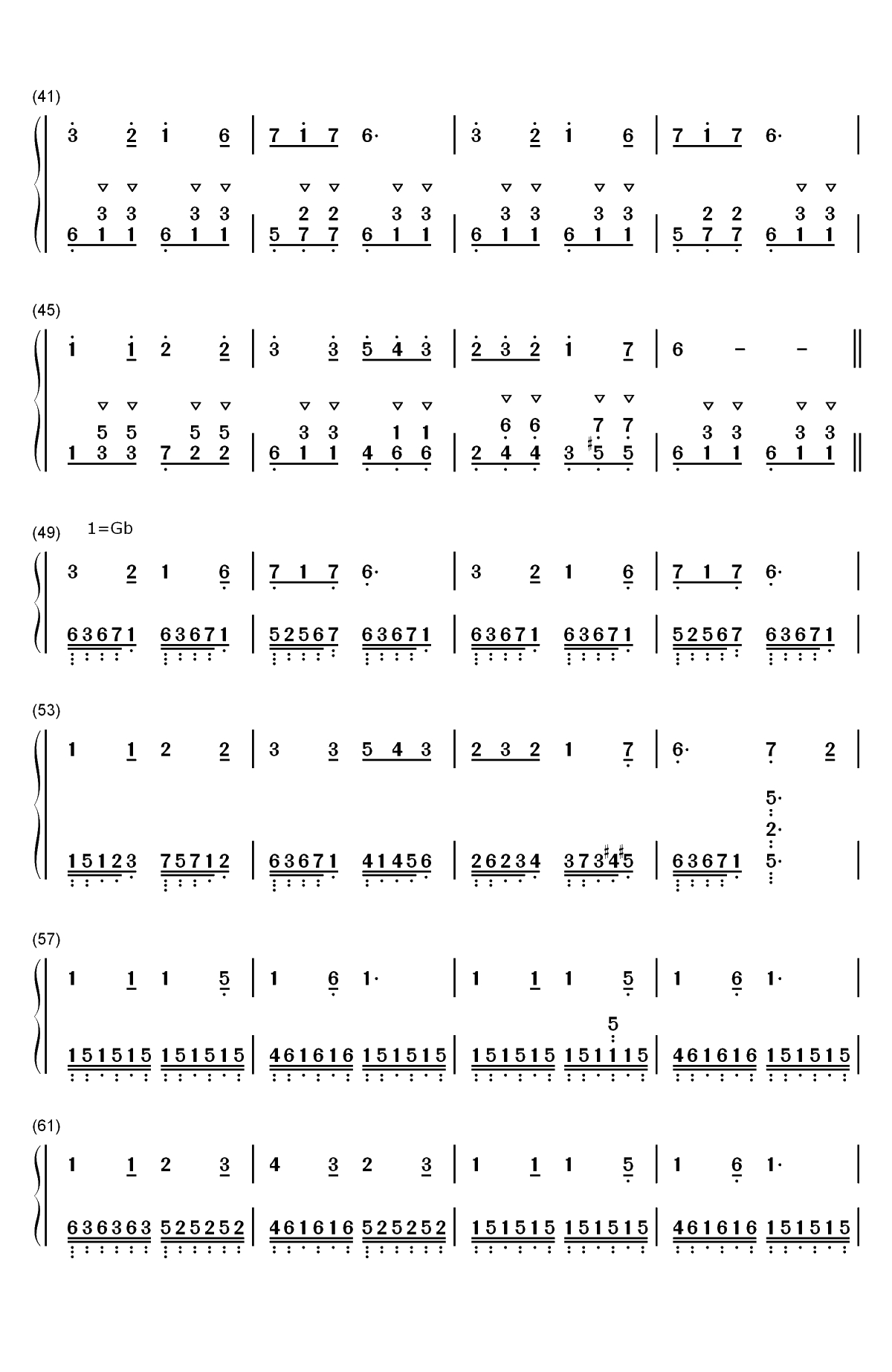 We Three Kings-We Three Kings of Orient Are-圣诞歌曲双手简谱预览3