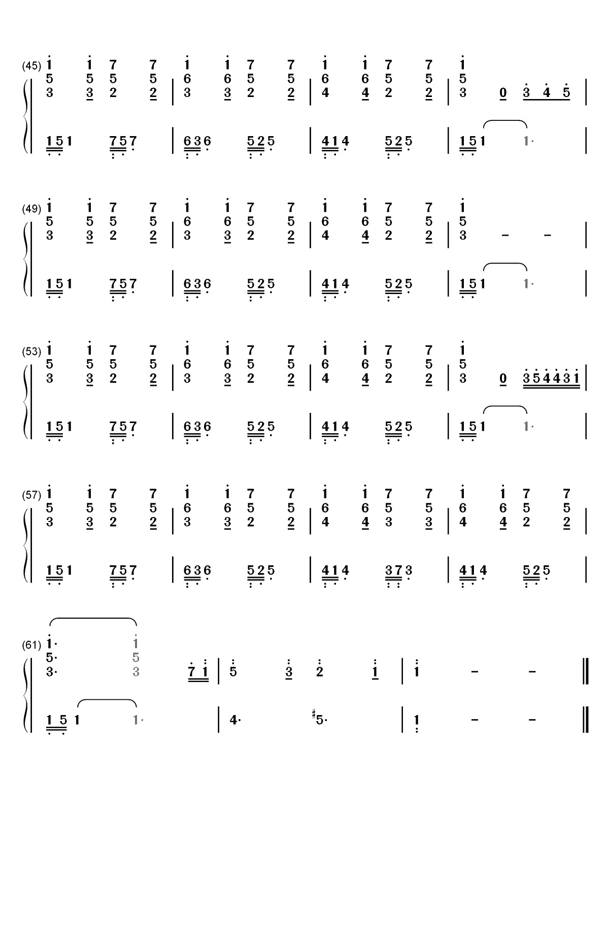给妈妈-伴奏谱-悲伤逆流成河插曲双手简谱预览3