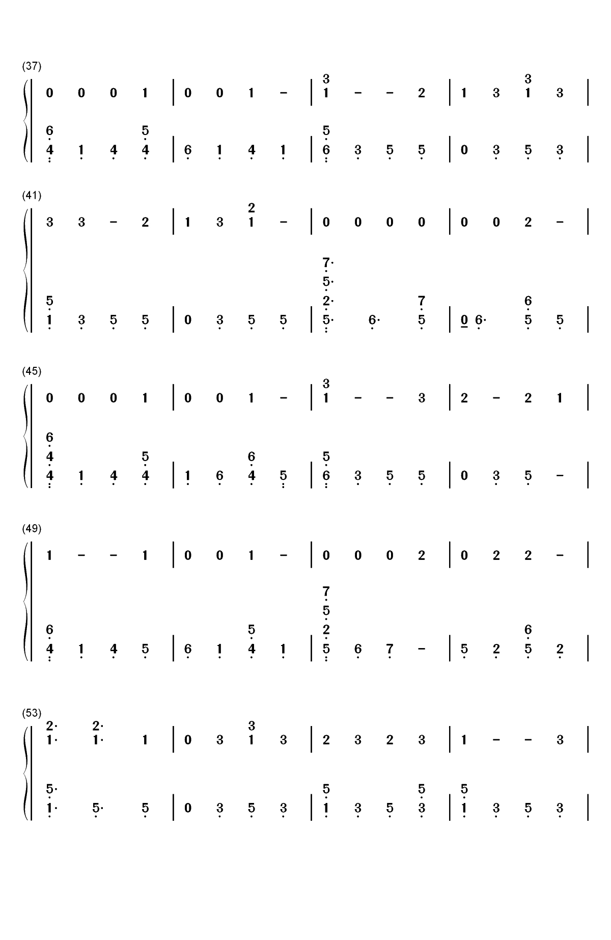 You Make It Feel Like Christmas-Gwen Stefani双手简谱预览3
