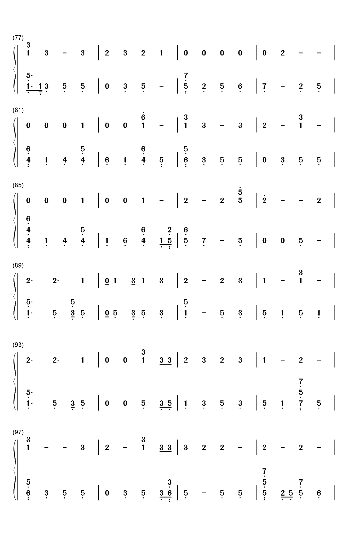 You Make It Feel Like Christmas-Gwen Stefani双手简谱预览5