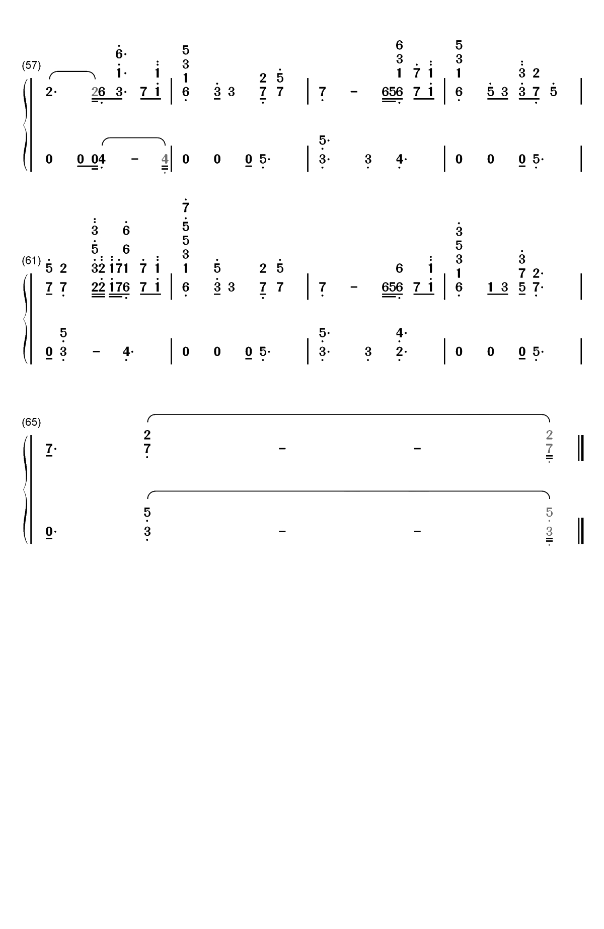 Jocelyn Flores-XXXTentacion双手简谱预览4