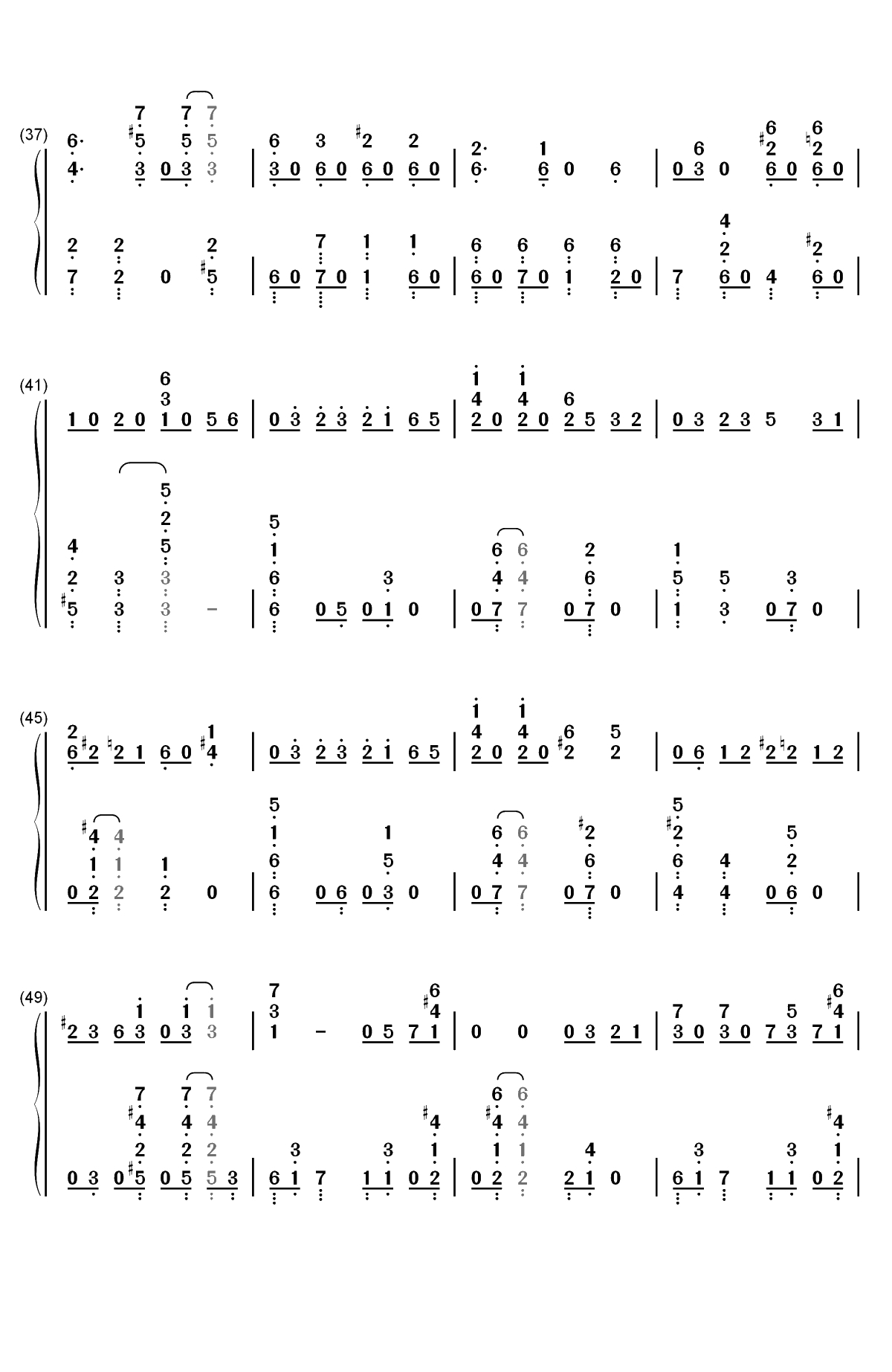 GIN TONIC ~オヤジ~-大岳香子双手简谱预览3